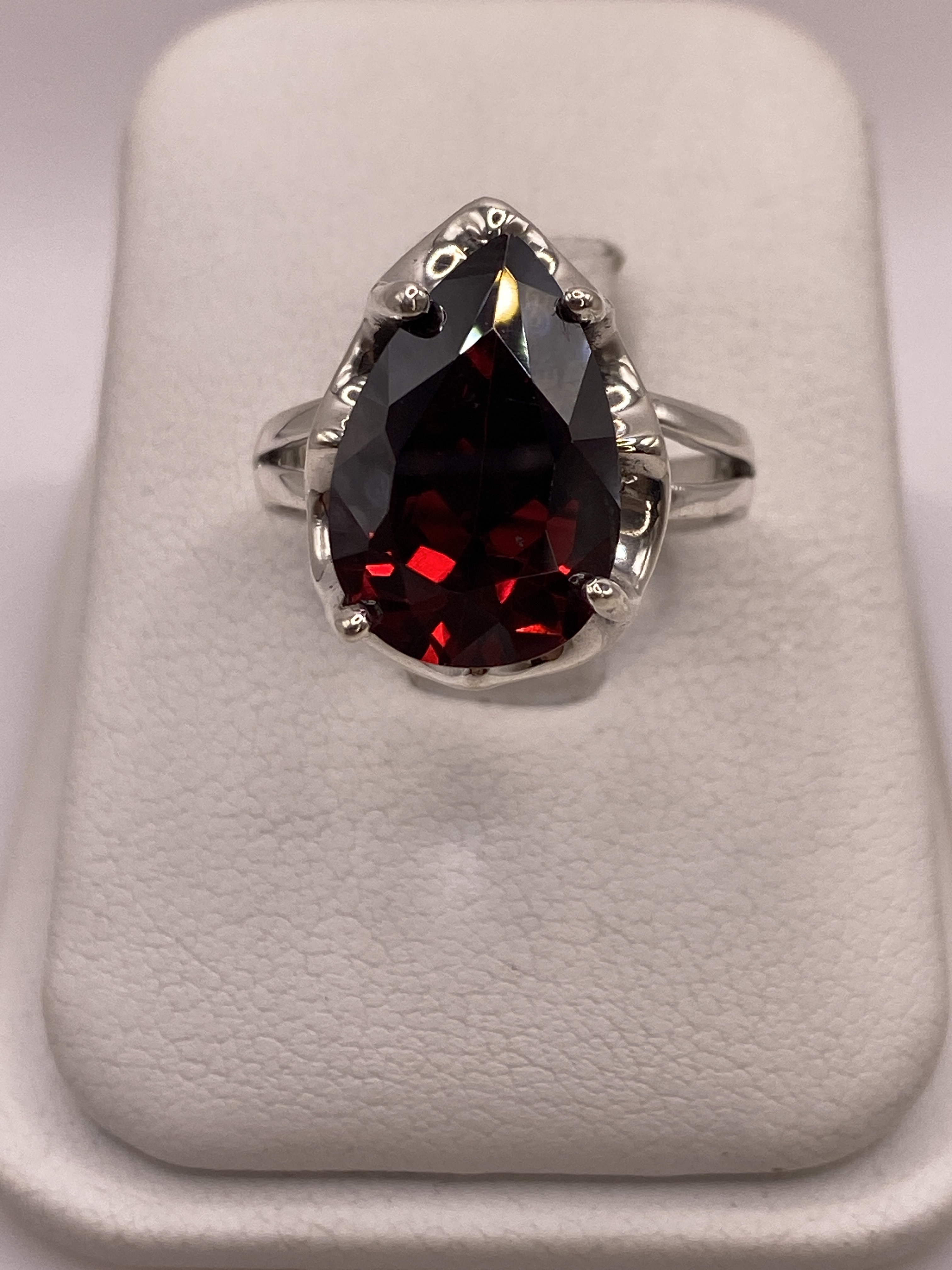 Anillo de Plata 925 con Circonia — Talla 7