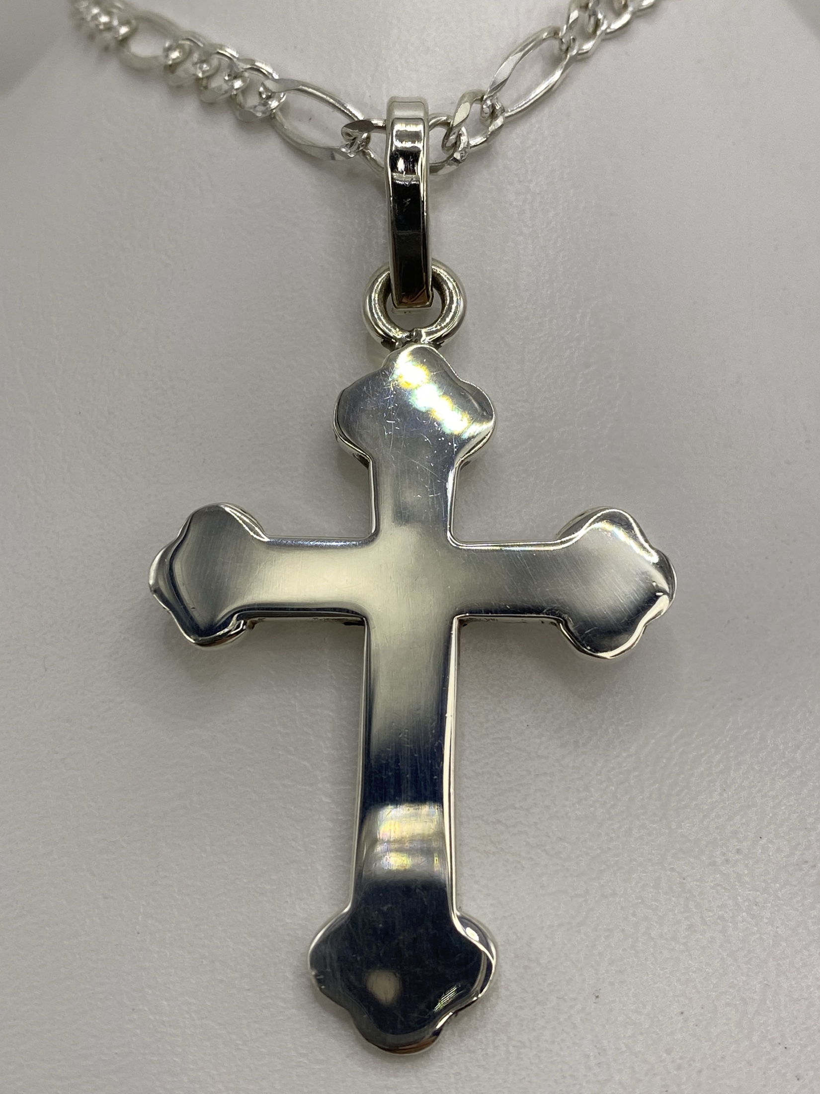 Dije Cruz de Plata 925 — Diseño Clásico Taxco