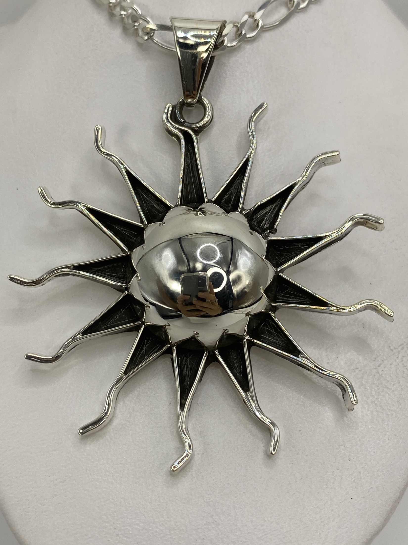 Dije Sol de Plata Prehispánico — Taxco 925