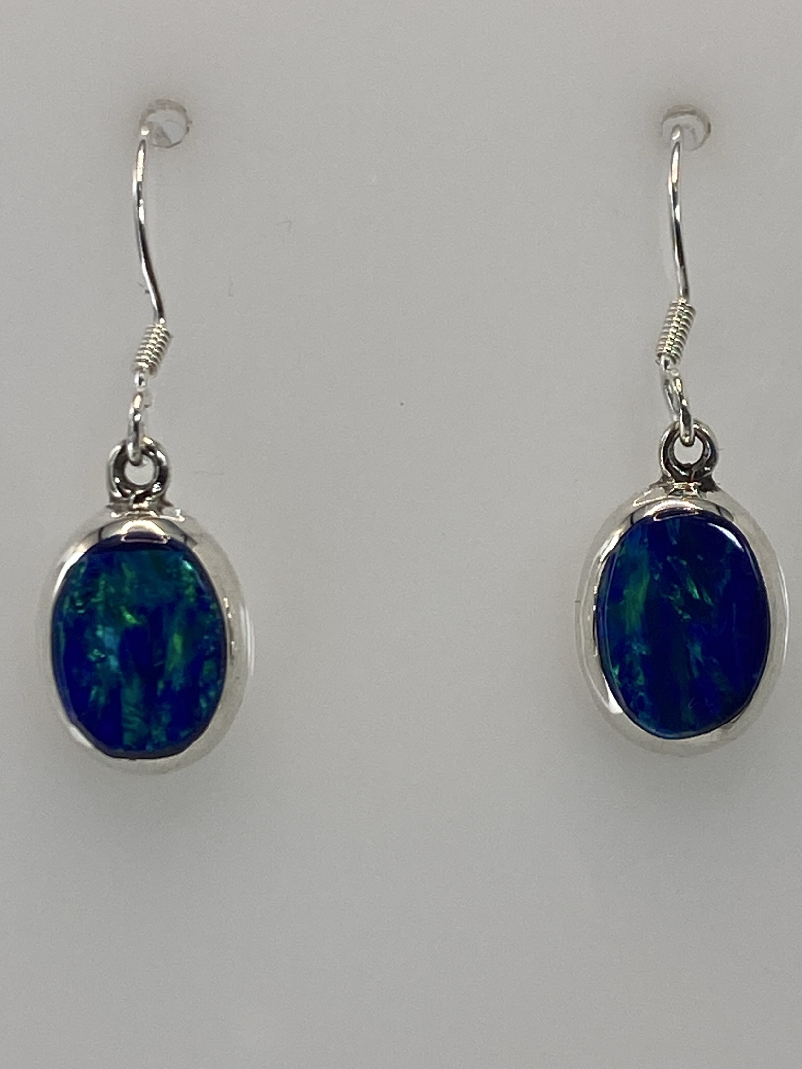 Aretes de Plata con Ópalo de Fuego — Taxco 925
