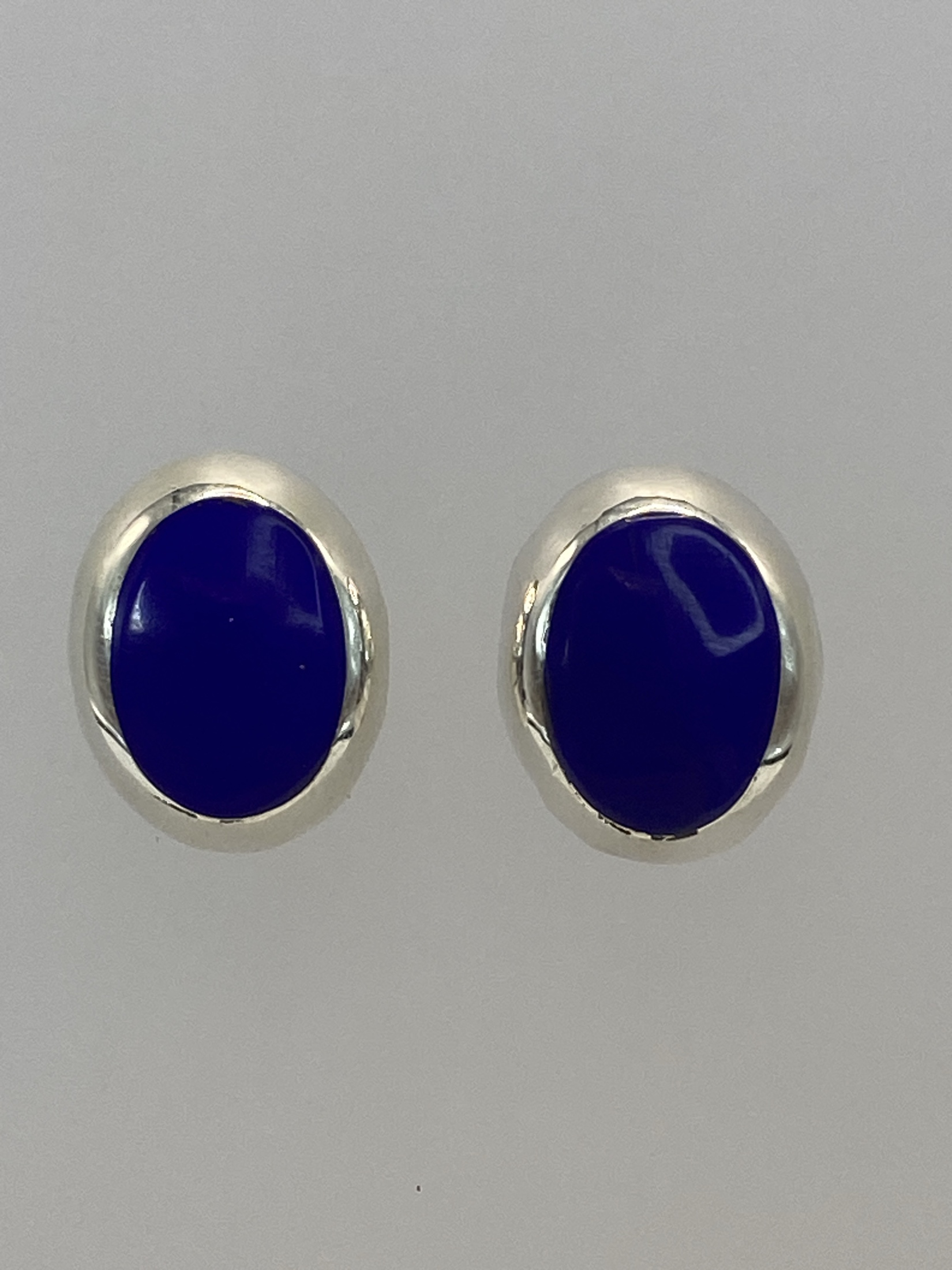 Aretes de Plata con Piedra Azul — Taxco 925
