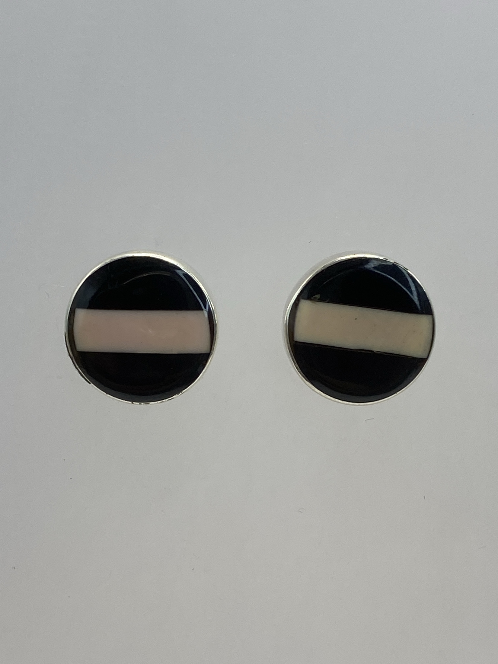 Aretes de Plata con Piedra Multicolor — Taxco 925