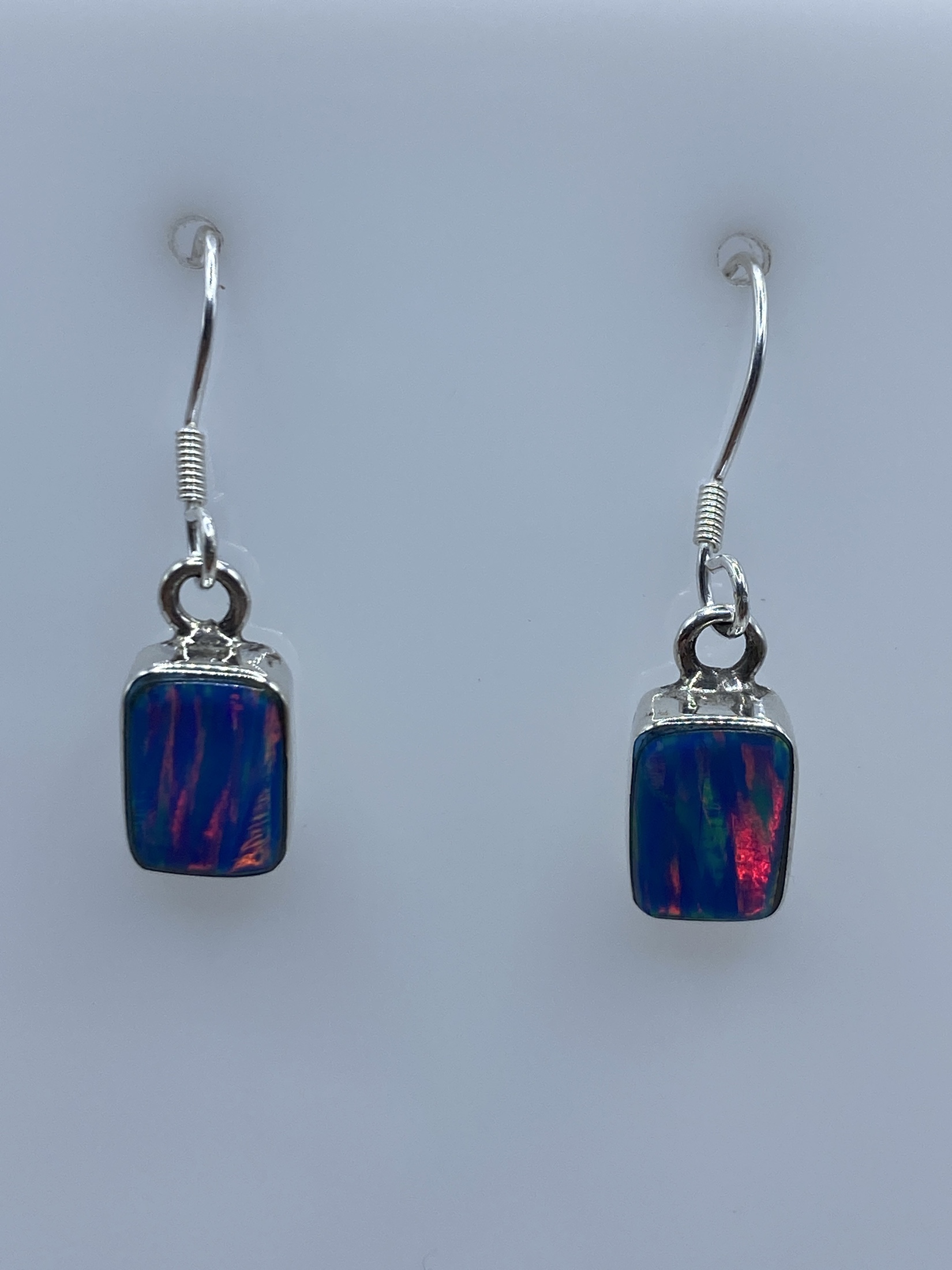 Aretes de Plata ÓPalo de Fuego — Taxco 950