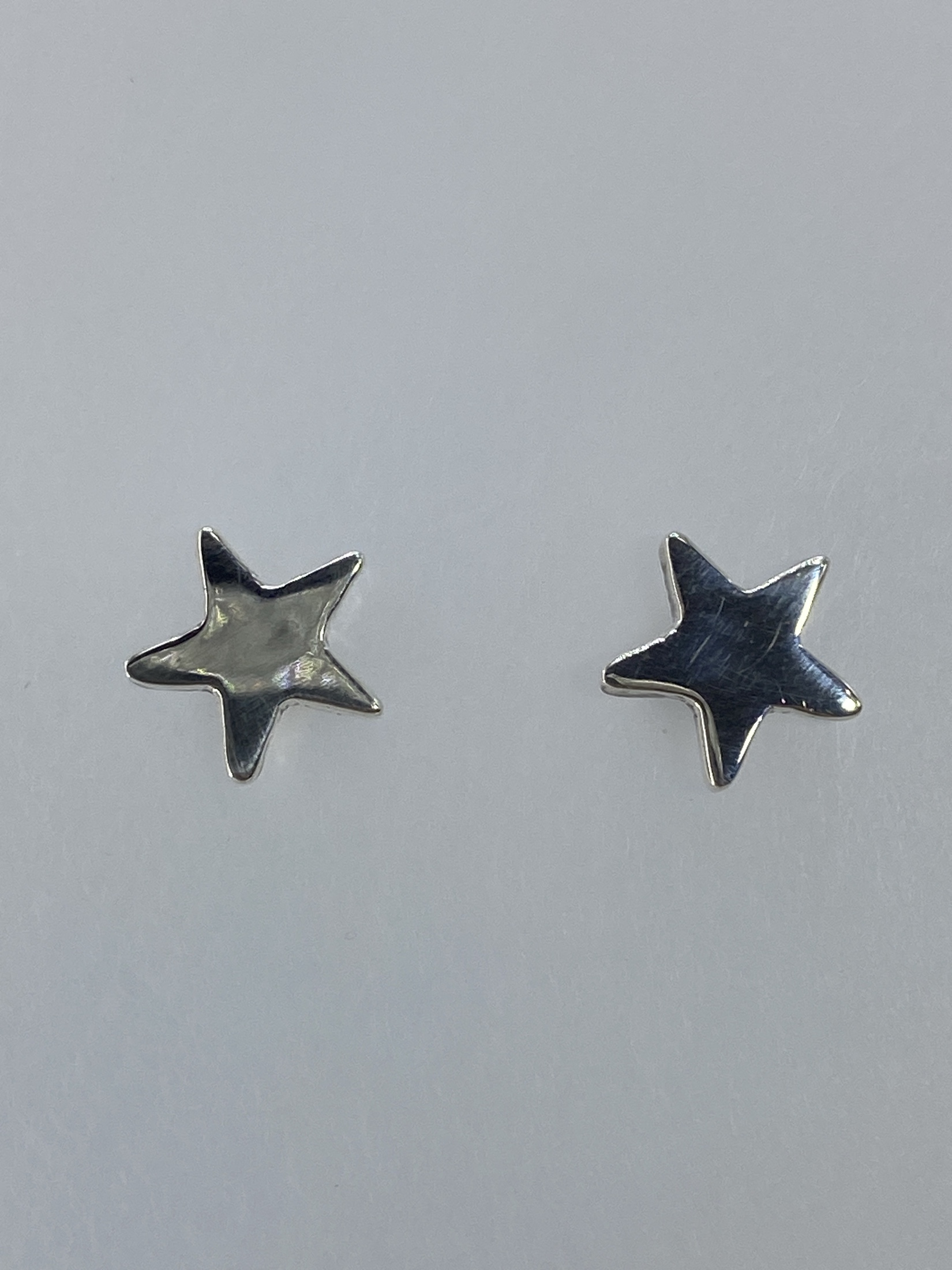 Aretes de Plata Estrella Cartoneada — Taxco 925