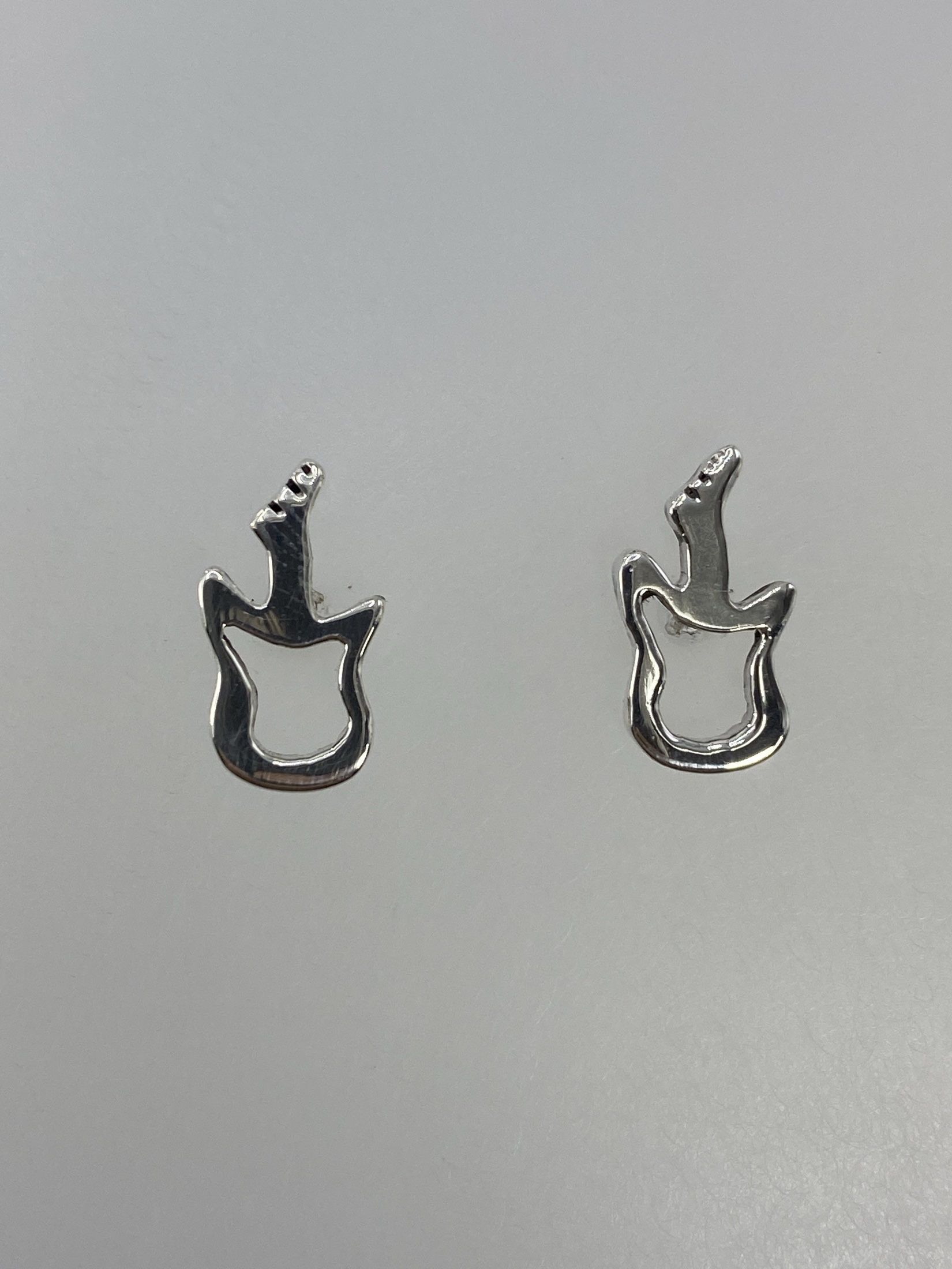 Aretes de Plata Cartoneado — Taxco 925
