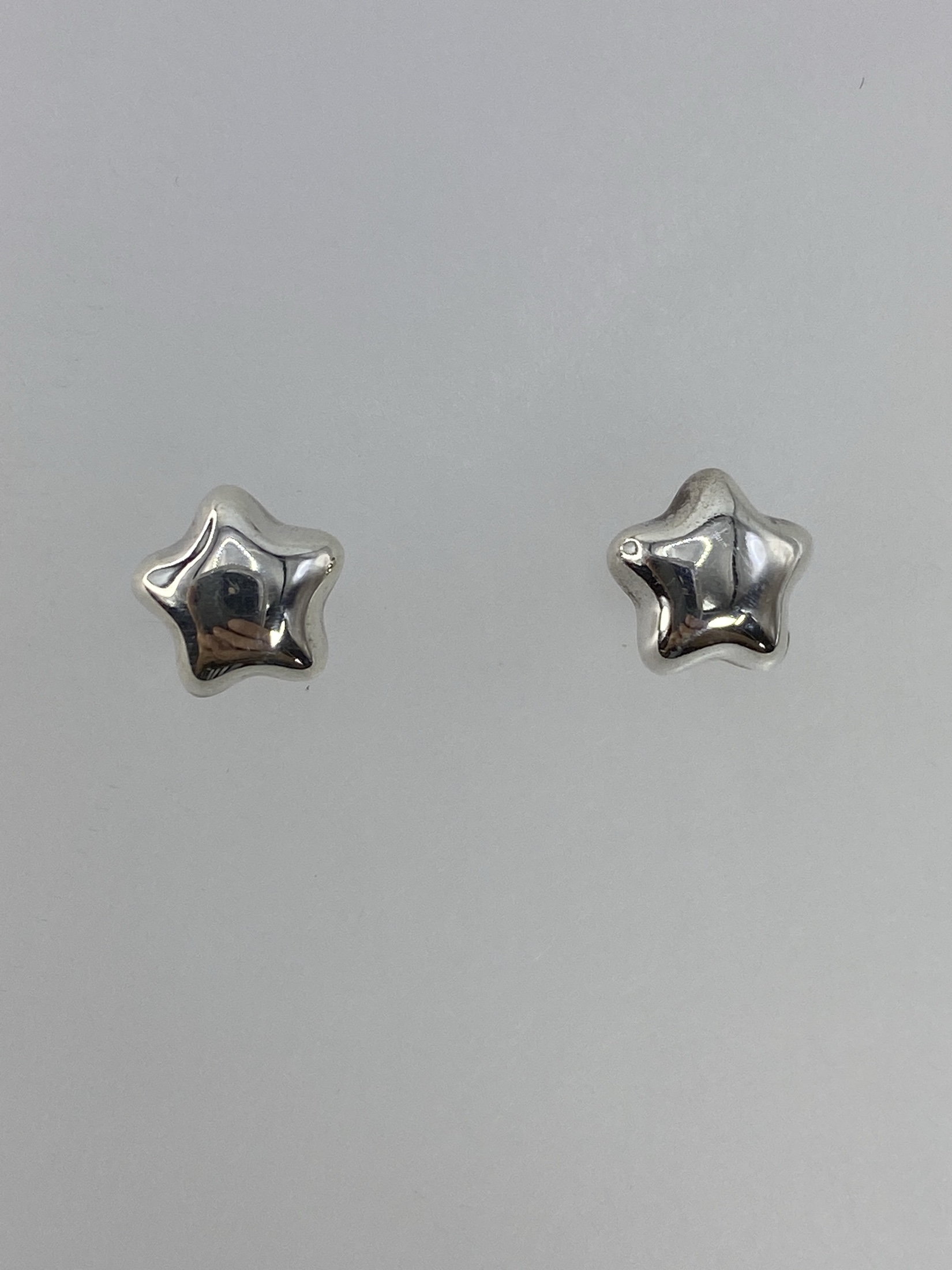 Aretes de Plata Cartoneado Estrella — Taxco 925