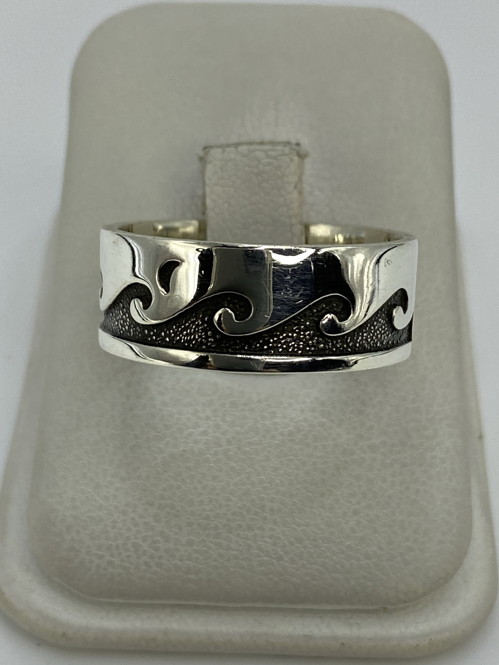 Anillo Repujado Ancho de Plata — Taxco 925 Unisex