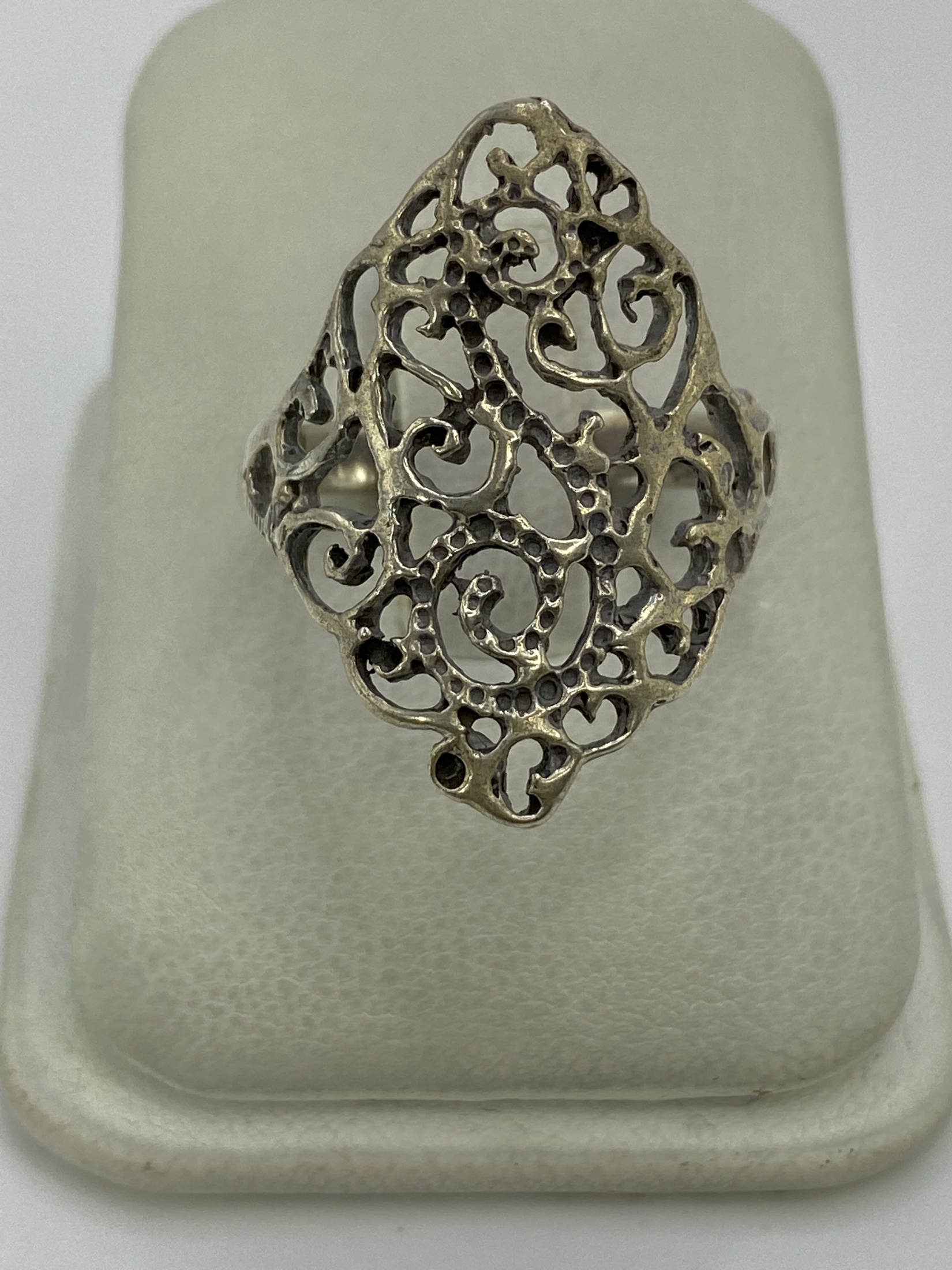 Anillo de Plata Calado Abierto — Taxco 925