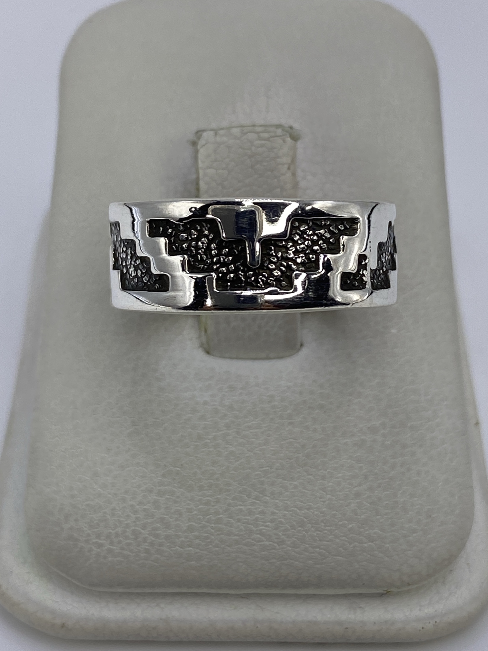 Anillo de Plata Repujado Unisex — Taxco 925