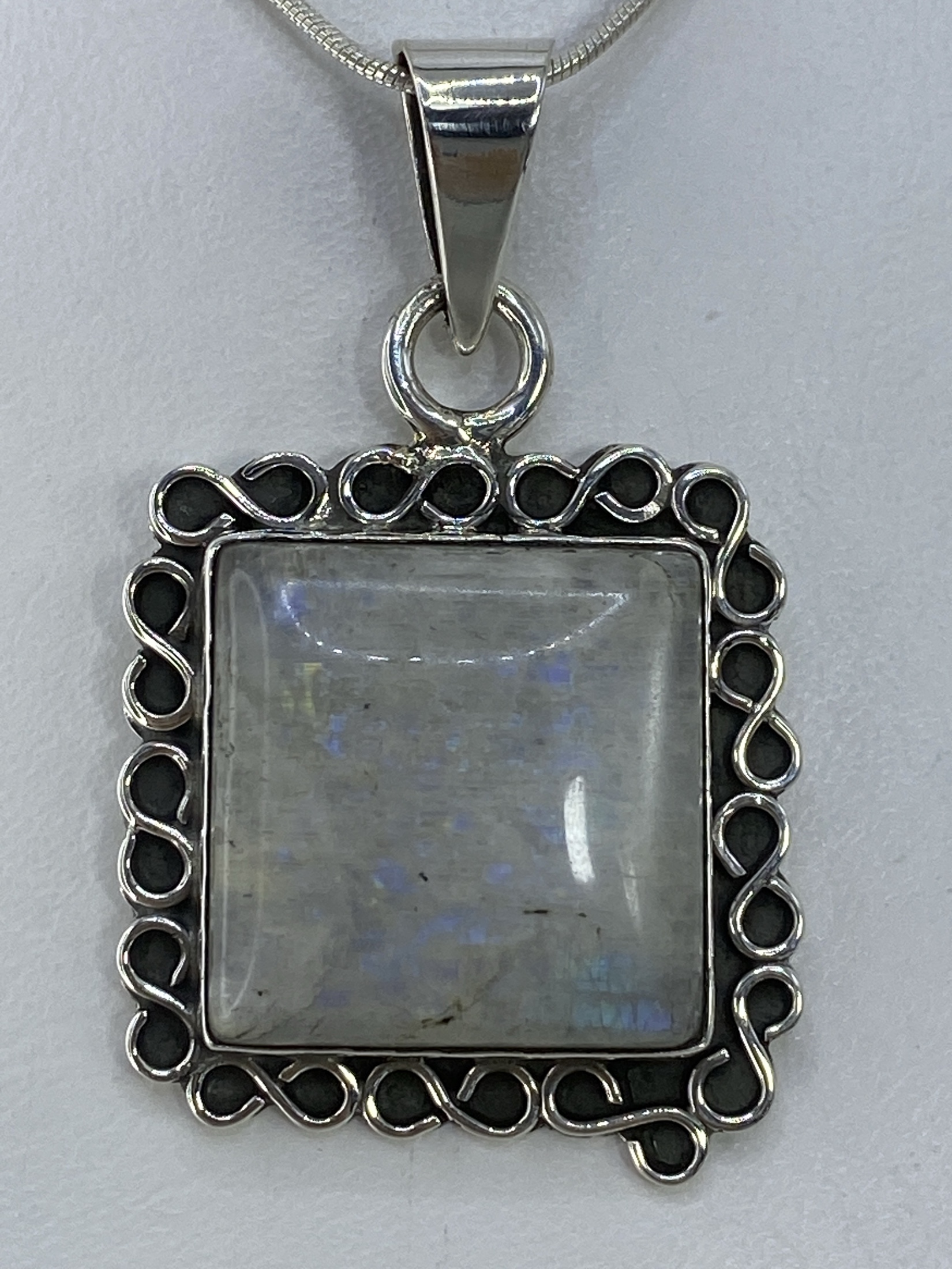 Dije Plata Ópalo de Fuego Multicolor — Taxco 925