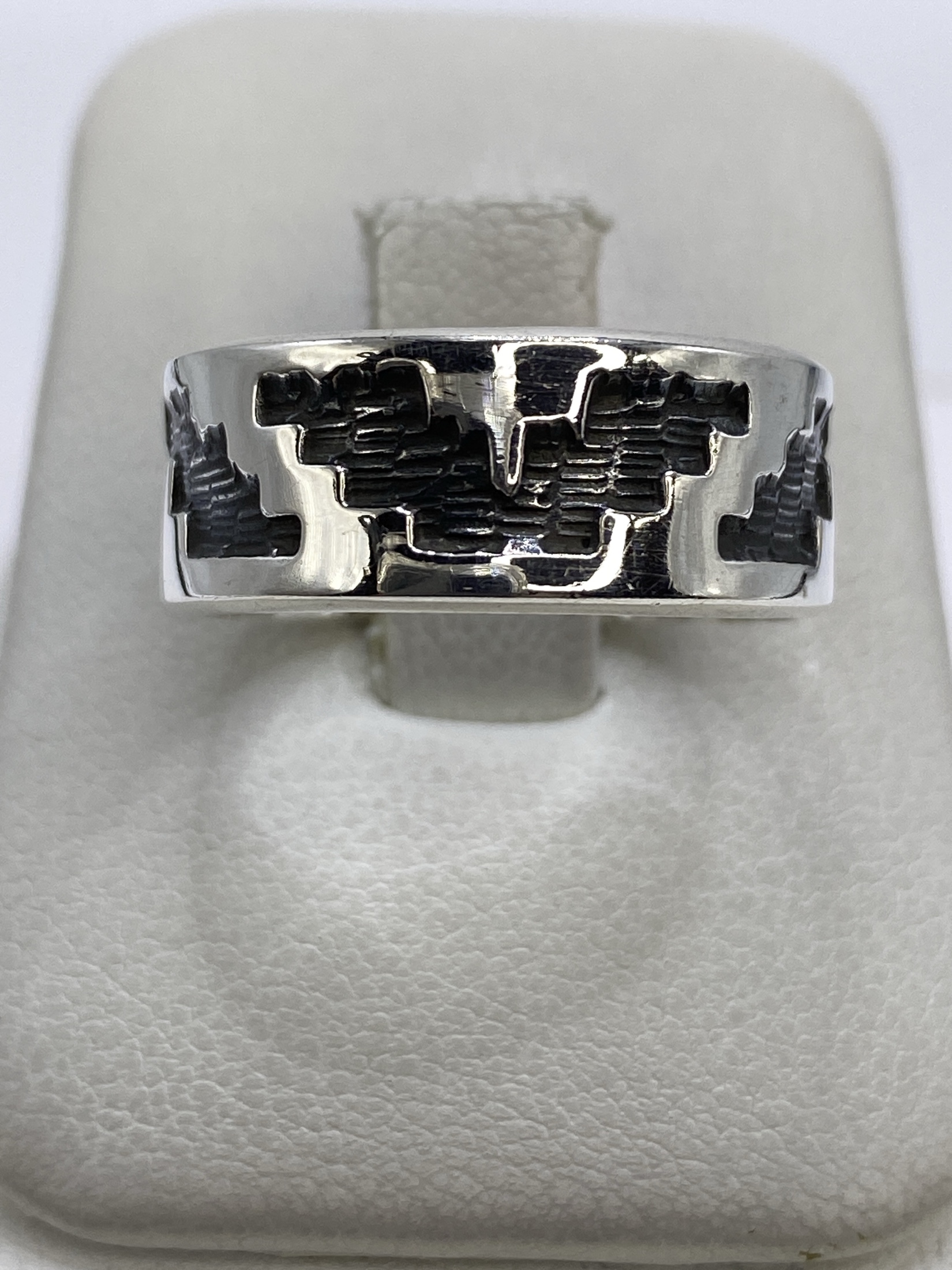 Anillo de Plata Repujado Minimalista — Taxco 925