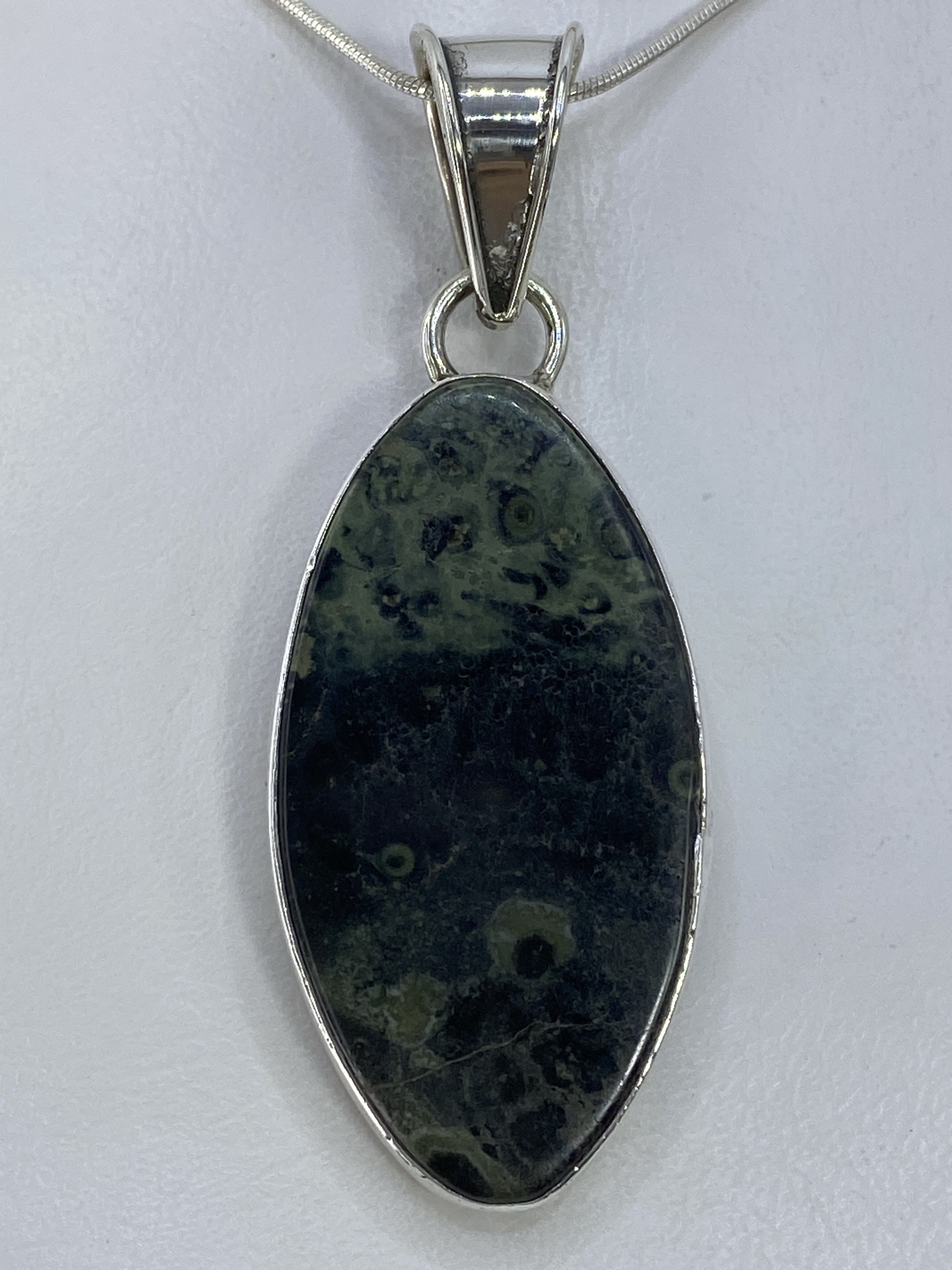 Dije de Plata con Piedra Multicolor — Taxco 925