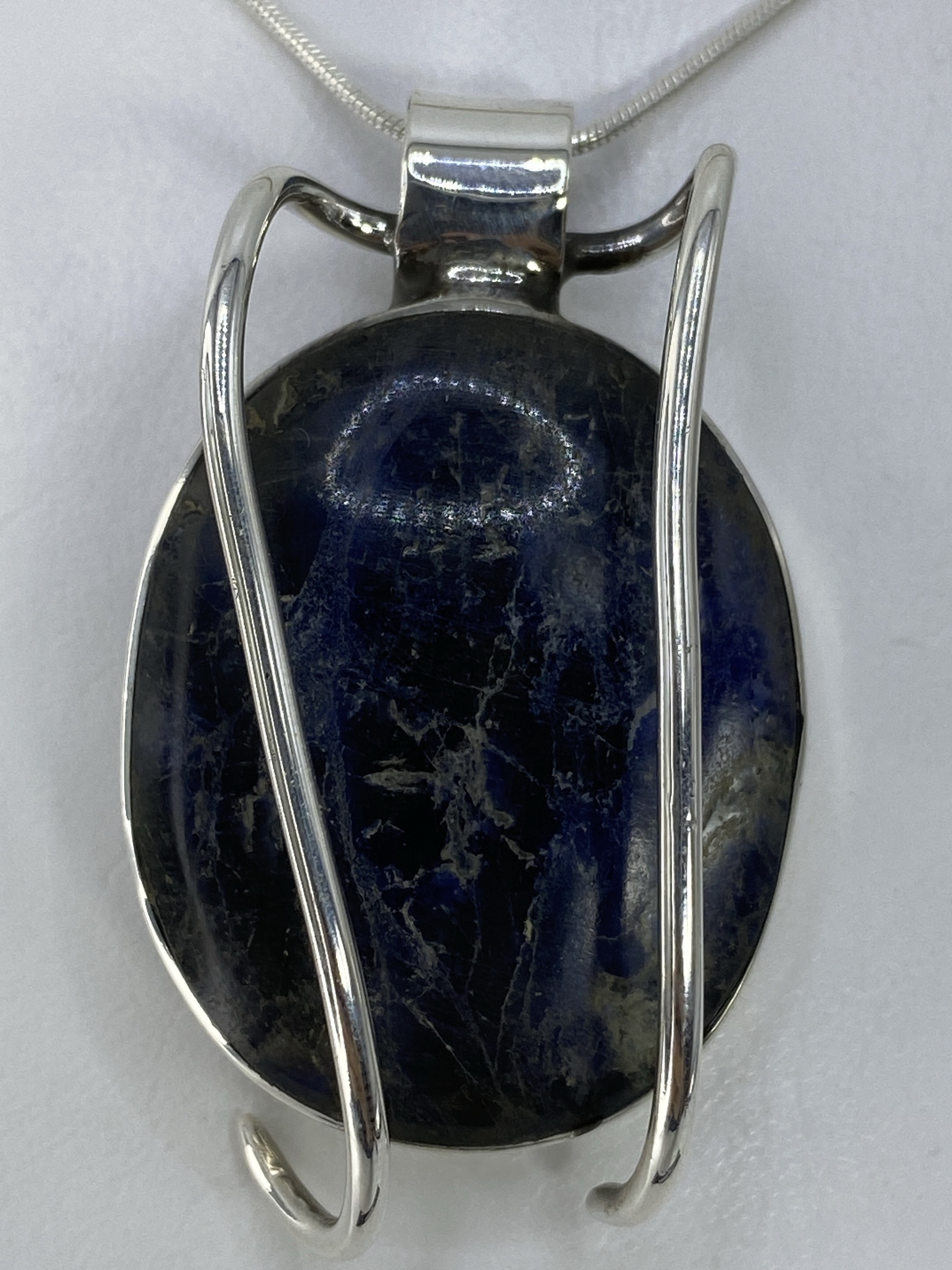 Dije de Plata 925 con Piedra Engastada — Taxco