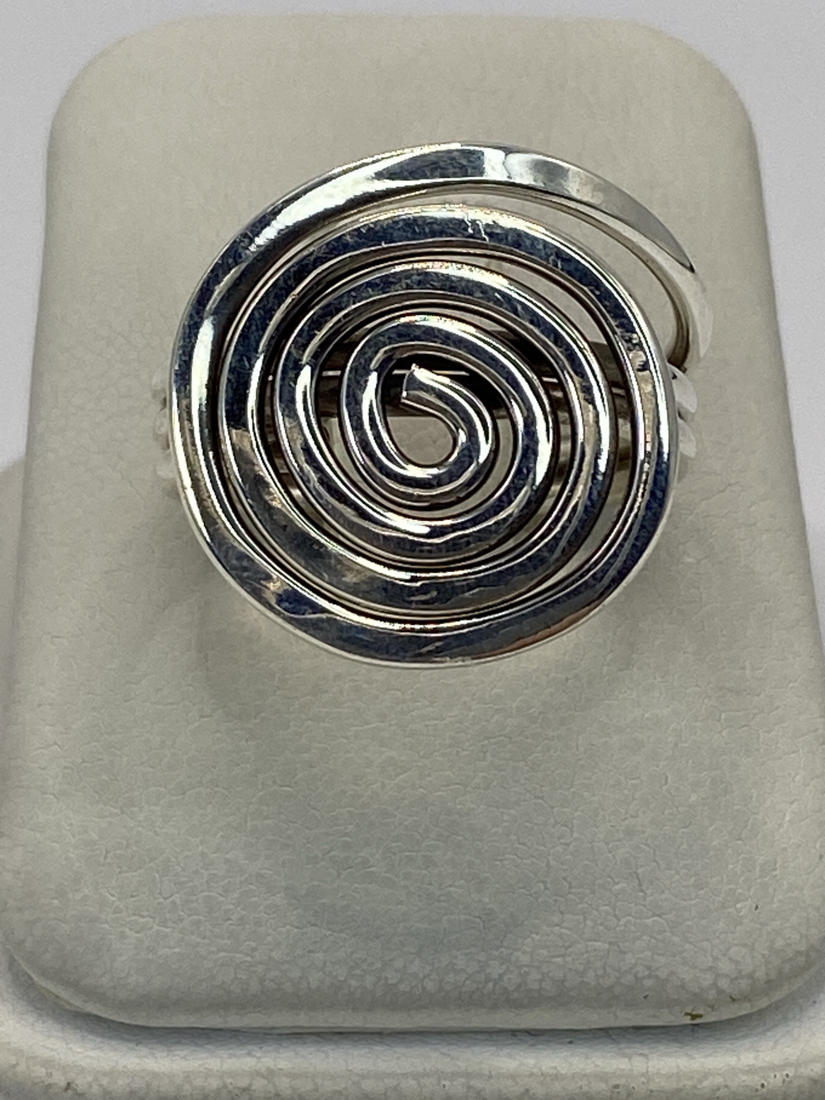 Anillo Espiral de Plata Calado — Taxco 925
