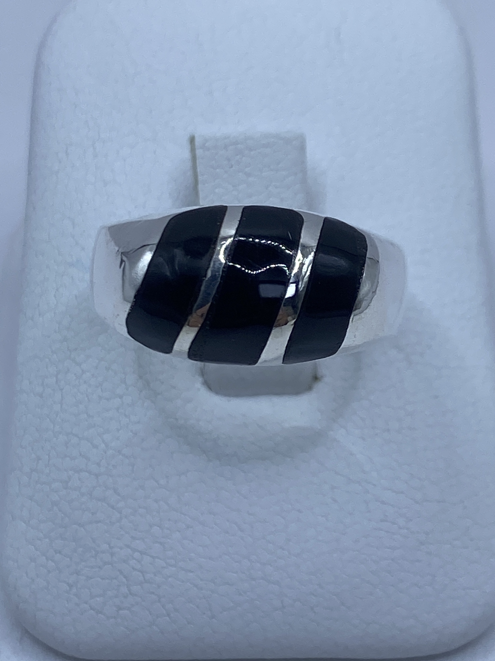 Anillo de Plata con Ónix Negro — Taxco 925