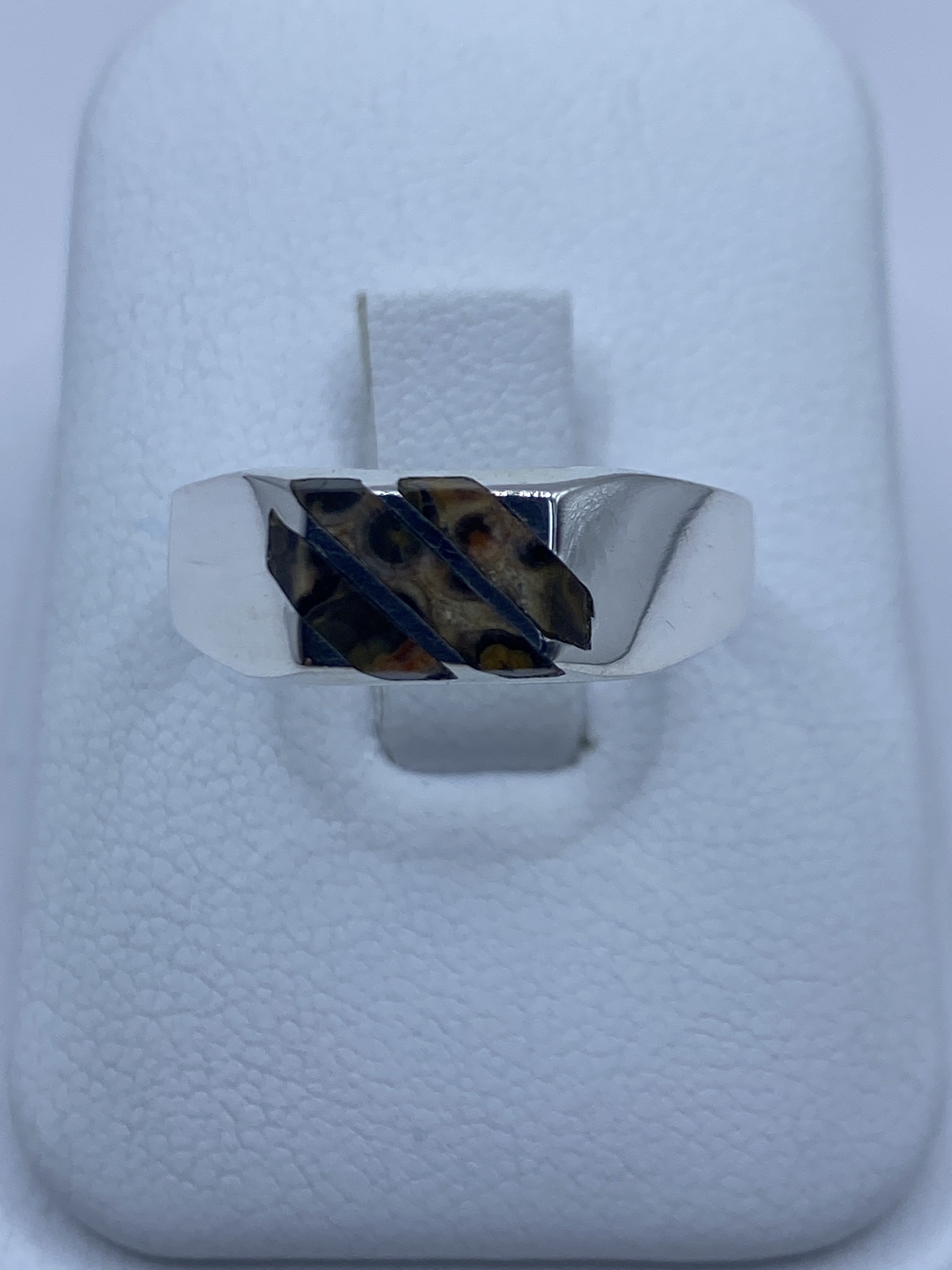 Anillo de Plata 925 con Piedra Café — Taxco