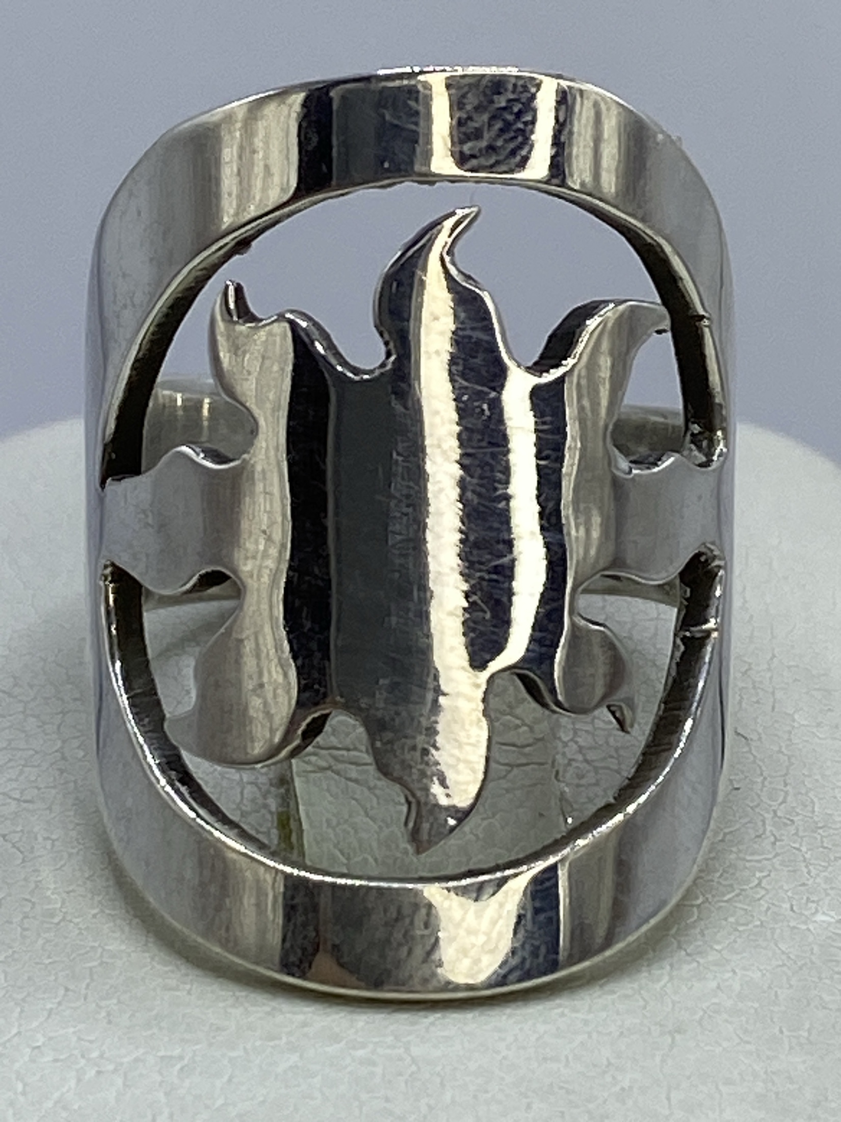 Anillo de Plata Calado Geométrico — Taxco 925