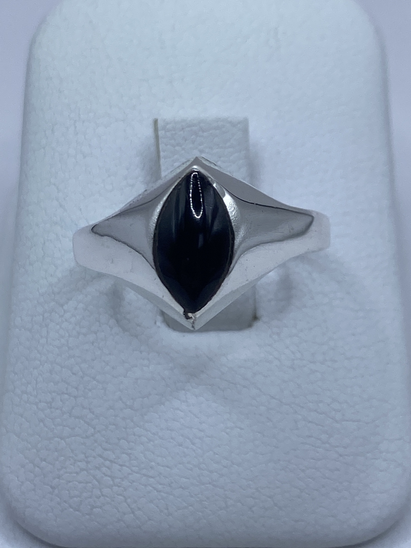 Anillo de Plata 925 con Ónix Negro — Taxco