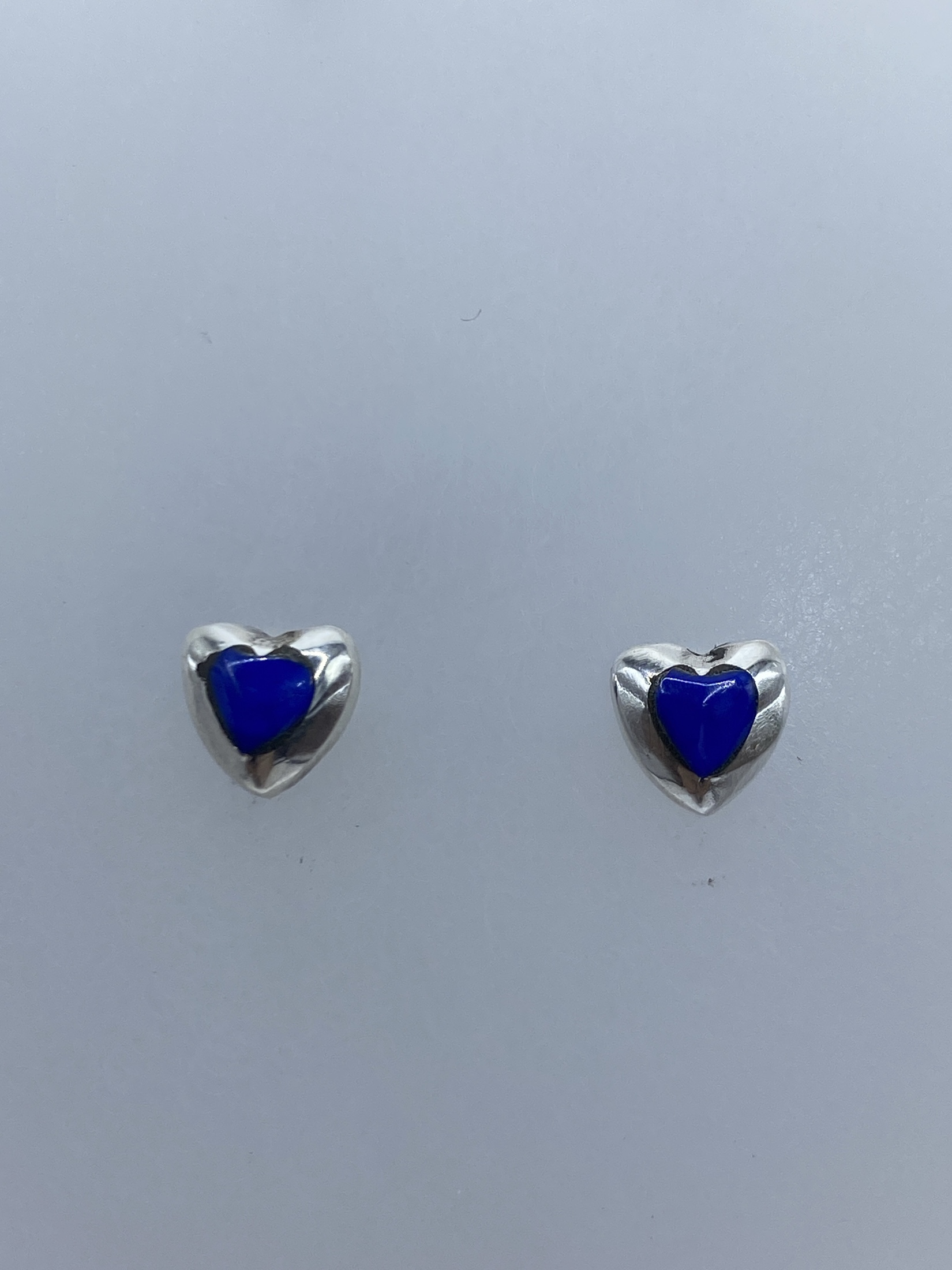 Aretes de Plata Coral Azul — Taxco 925