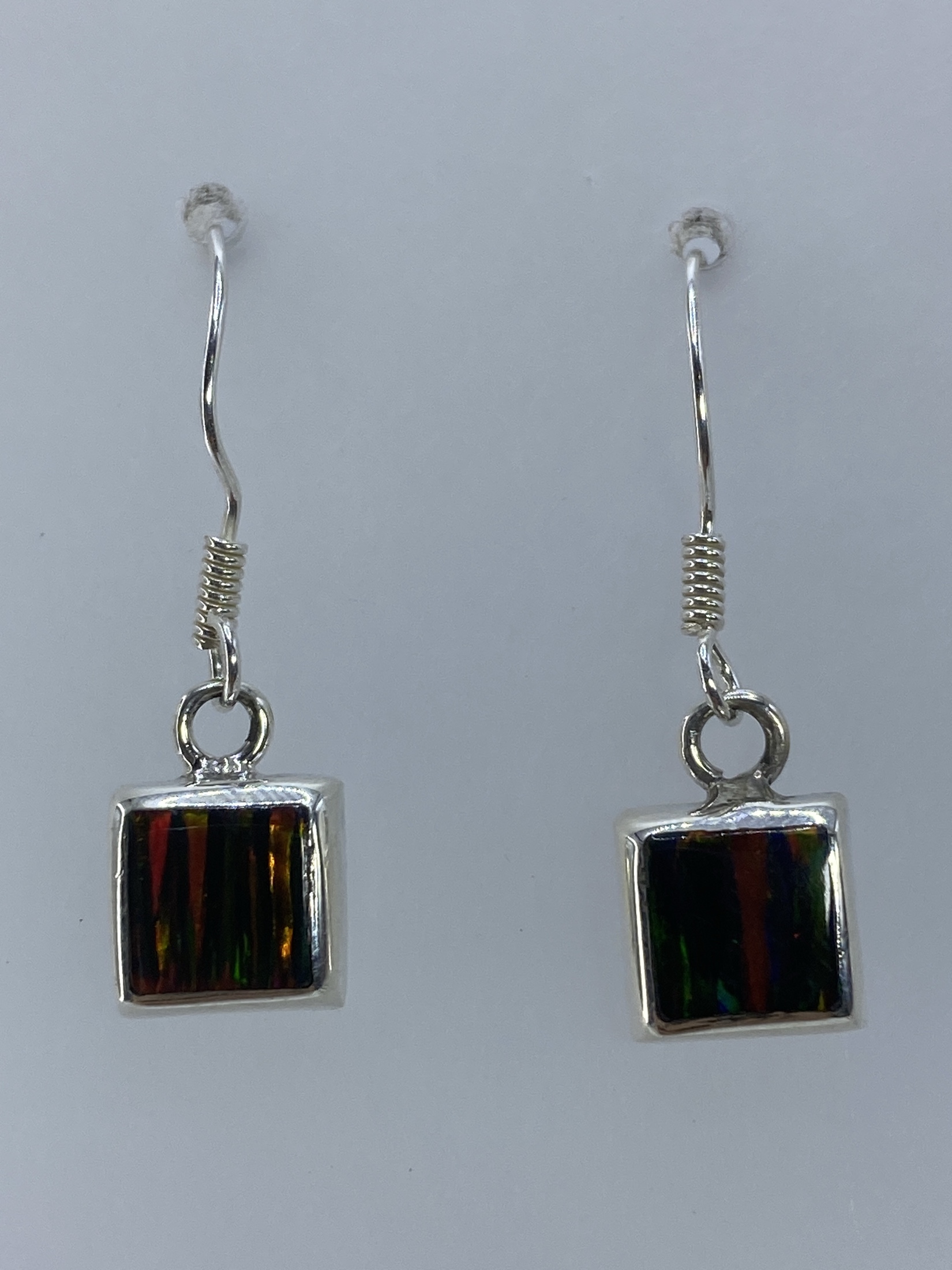 Aretes de Ópalo de Fuego en Plata 925 — Taxco