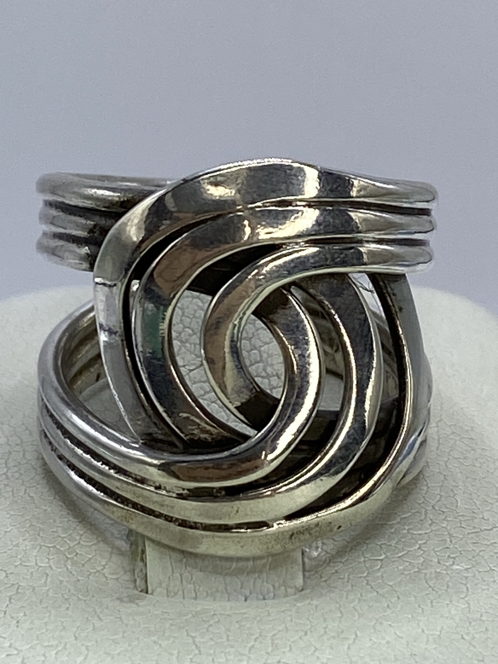 Anillo de Plata Calado Entrelazado — Taxco 925