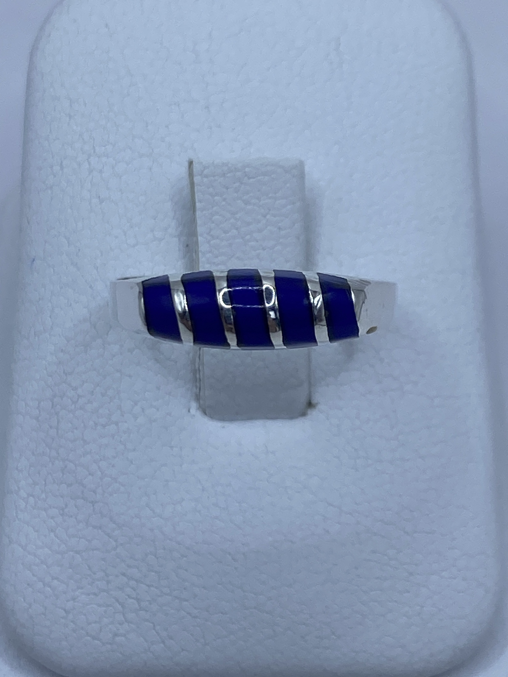 Anillo de Plata con Lapislázuli Azul — Taxco 925