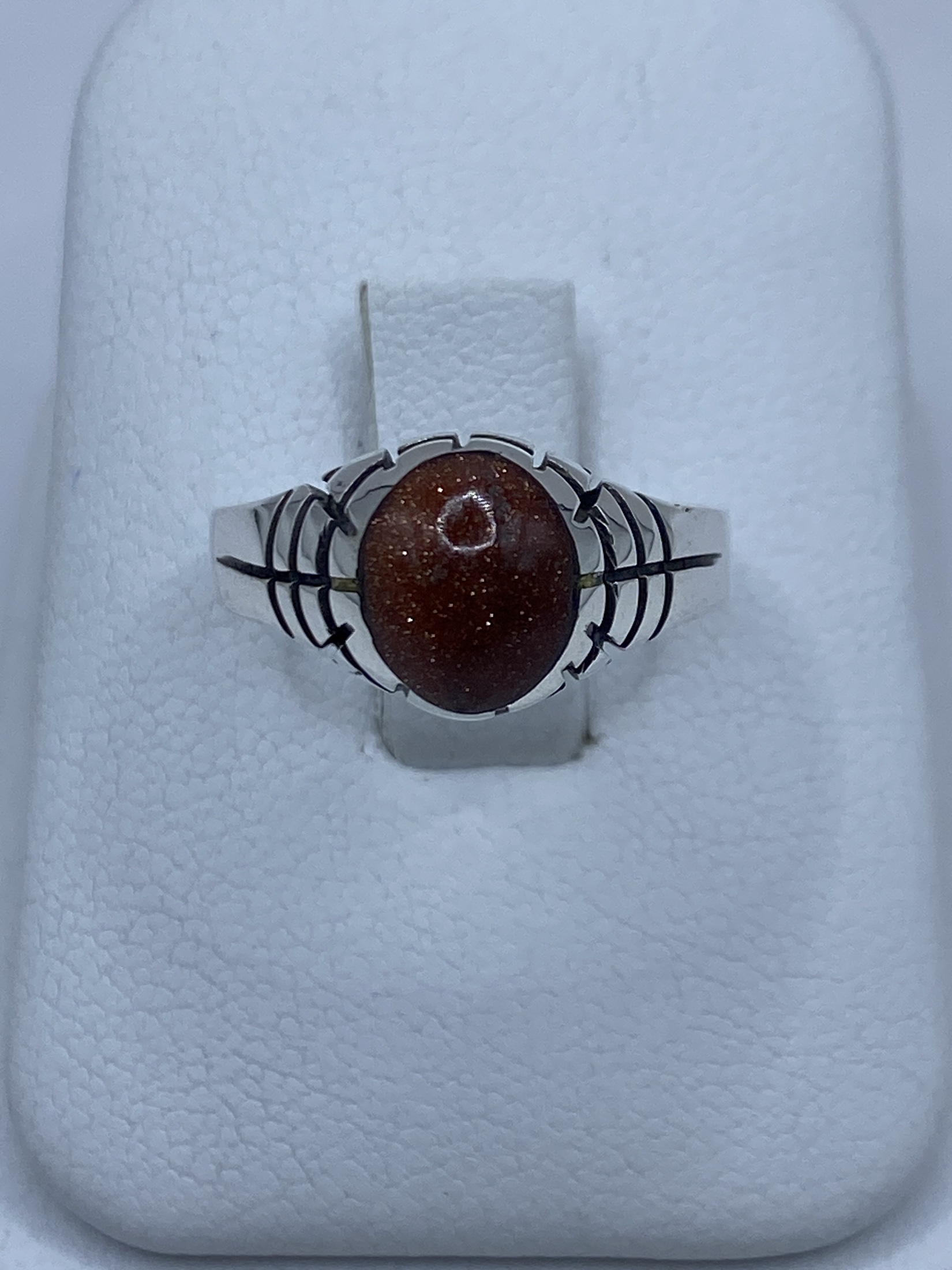 Anillo de Plata 925 con Piedra Engastada — Taxco