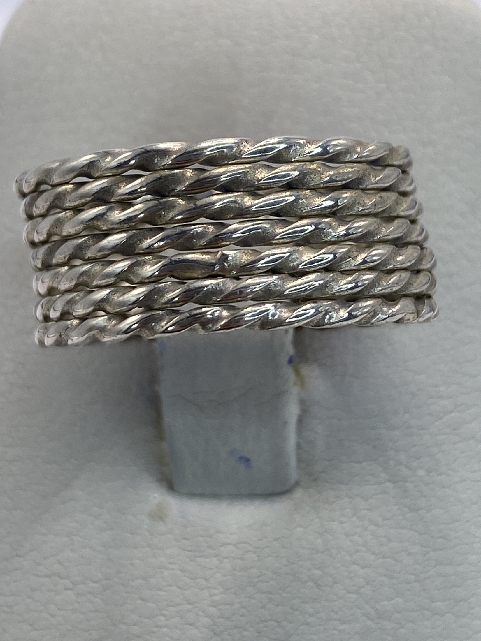 Anillo de Plata Trenzada — Semanario 925 Taxco
