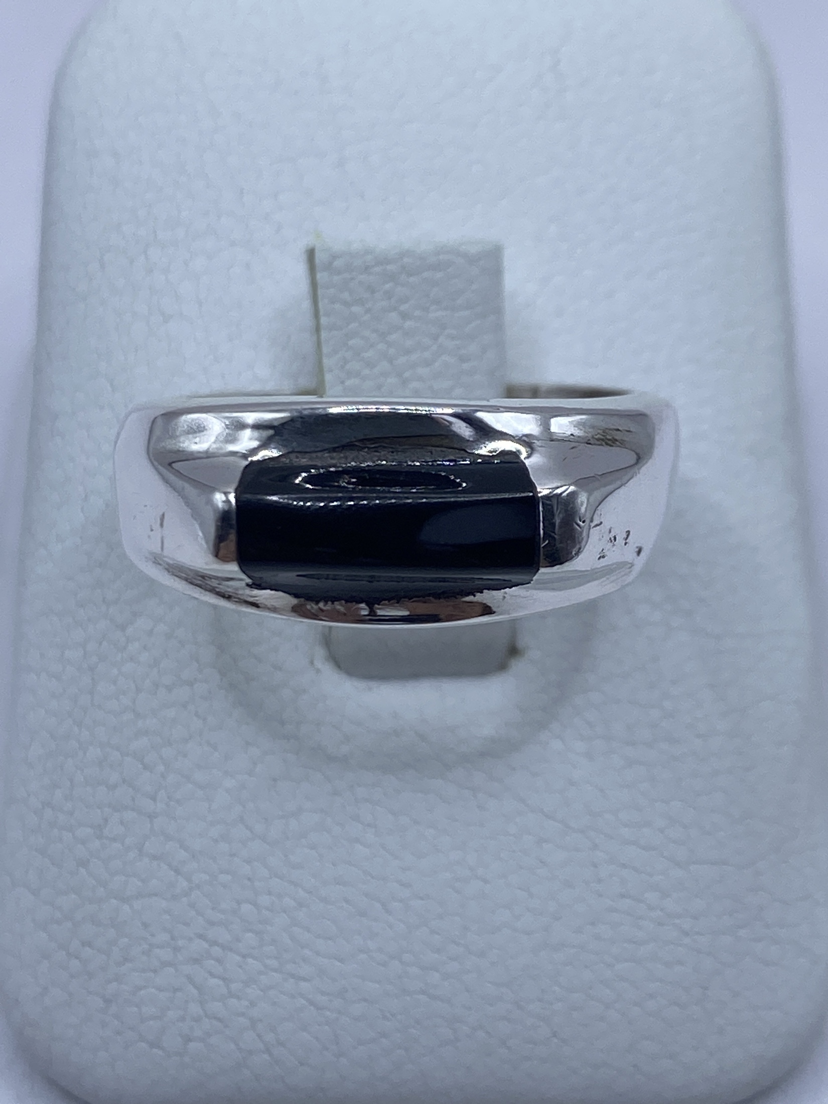 Anillo de Plata 925 con Ónix Negro — Taxco