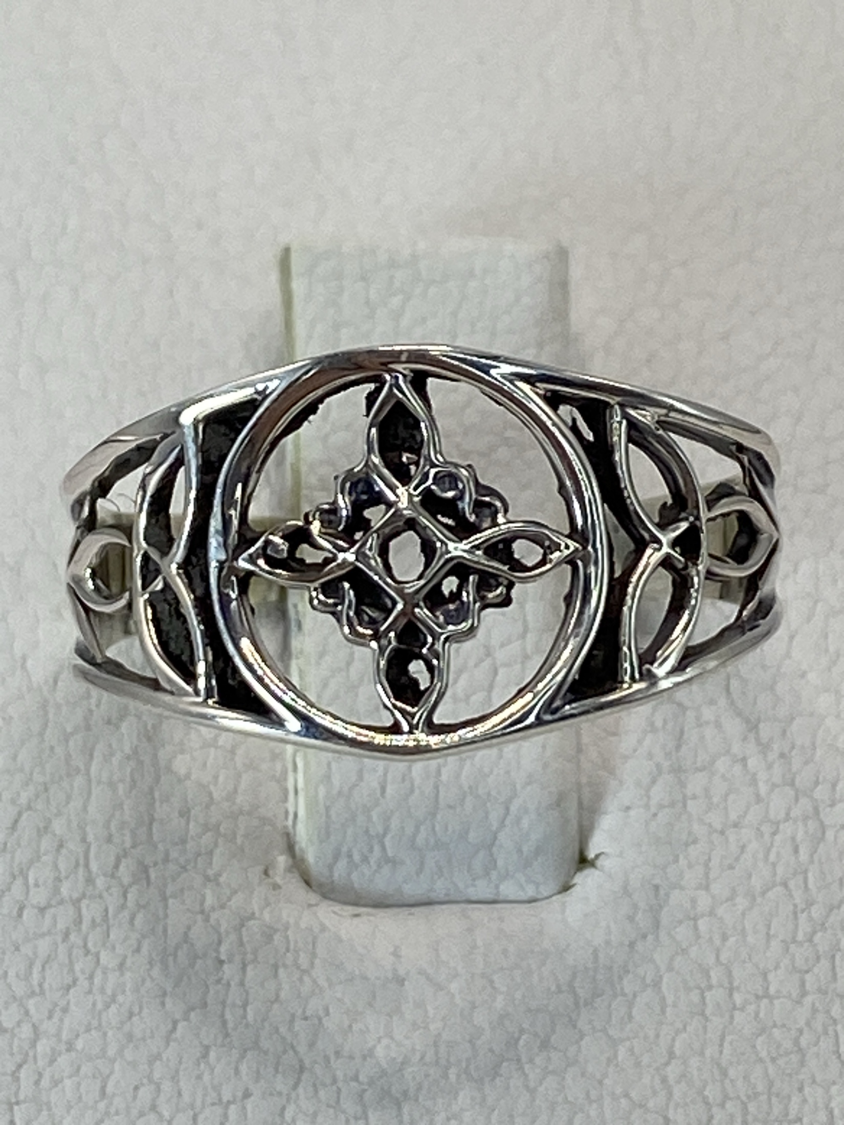 Anillo Nudo de Bruja Calado Plata 925 — Taxco