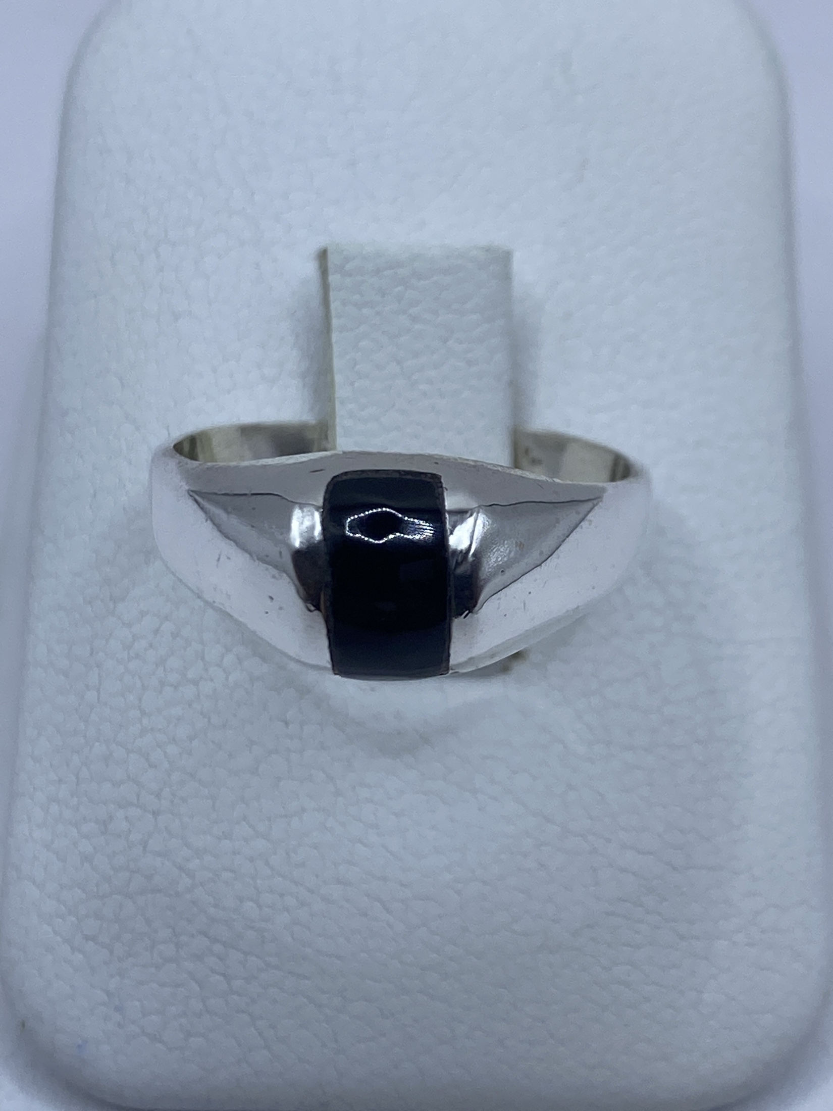 Anillo de Plata 925 con Onix Negro — Taxco