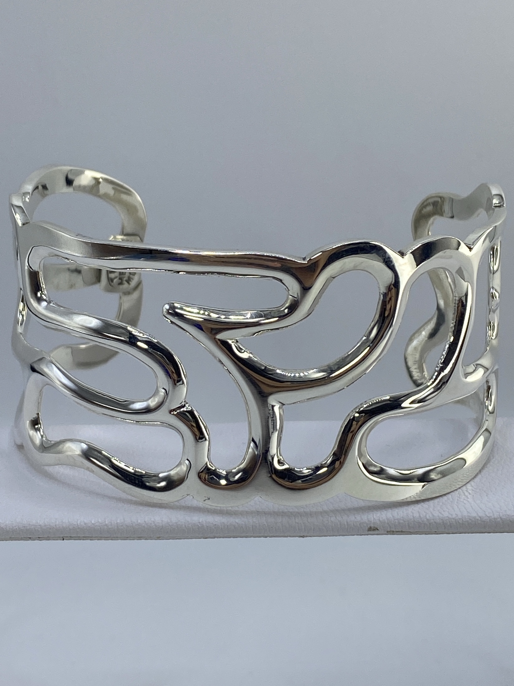 Brazalete de Plata Calado — Esclava 950 Taxco