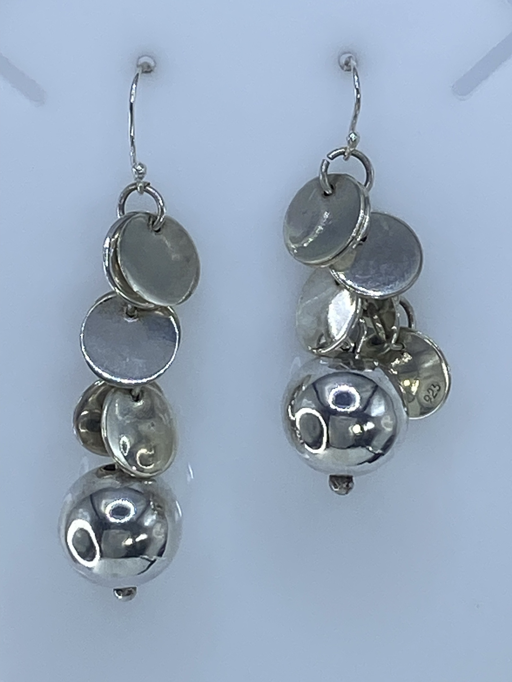 Aretes de Plata Cartoneado con Esferas — Taxco 925