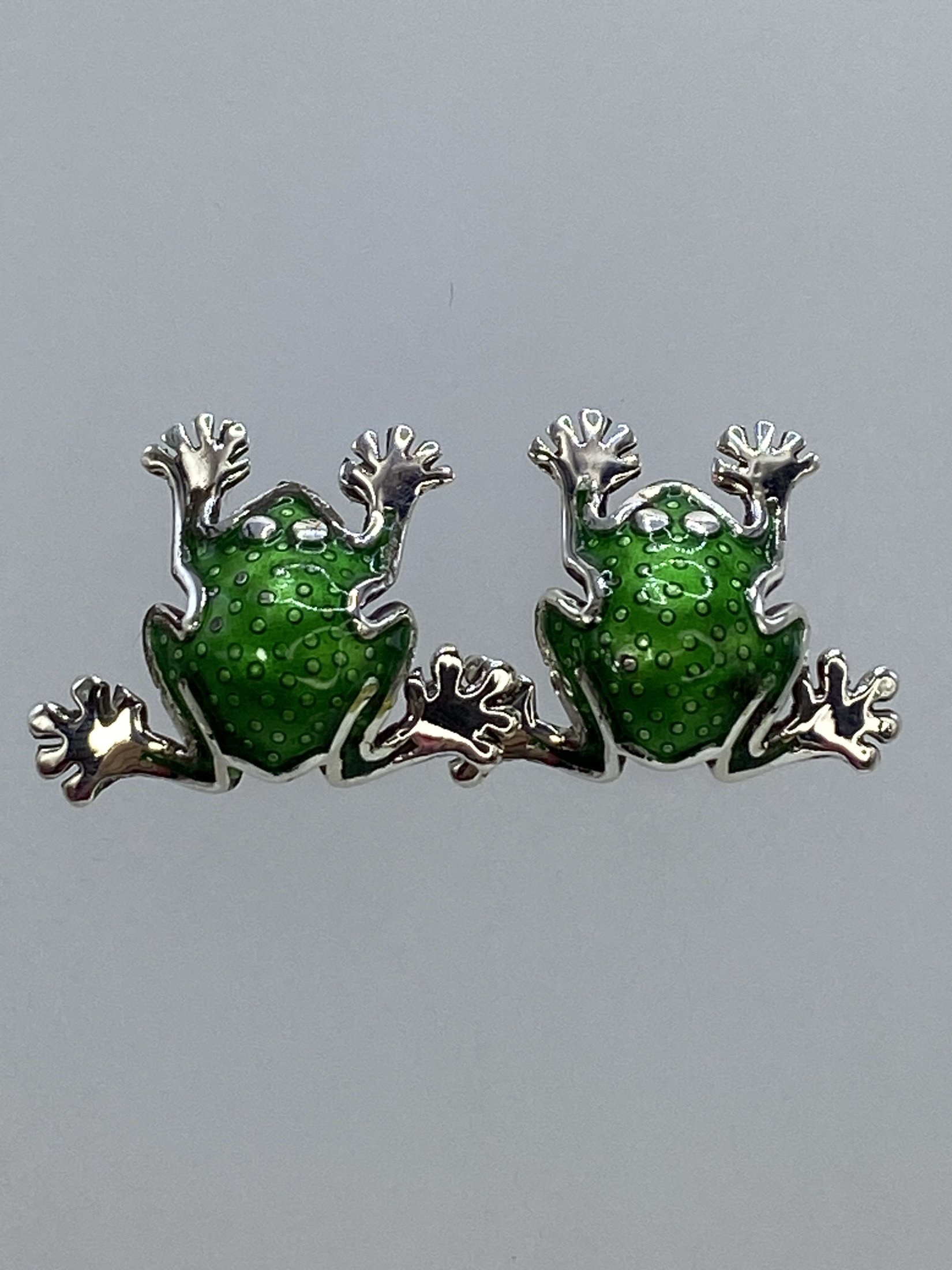Aretes de Plata Ranitas Repujadas — Taxco 950