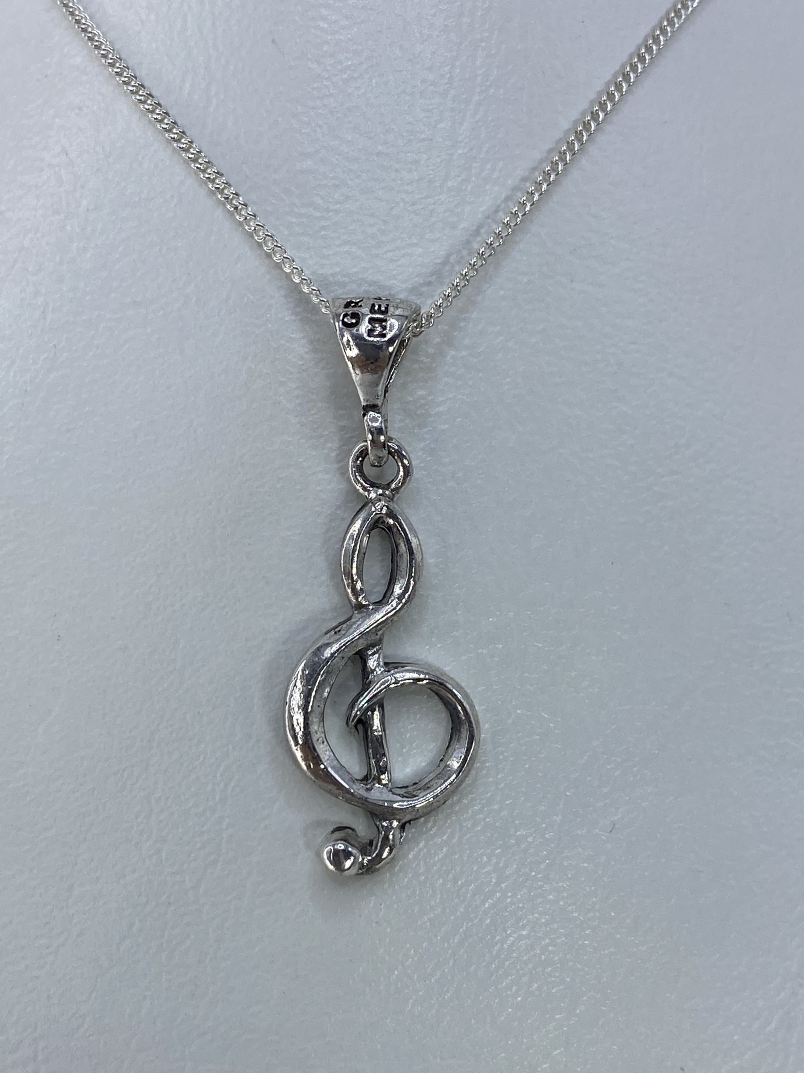 Dije Clave de Sol de Plata 925 — Taxco