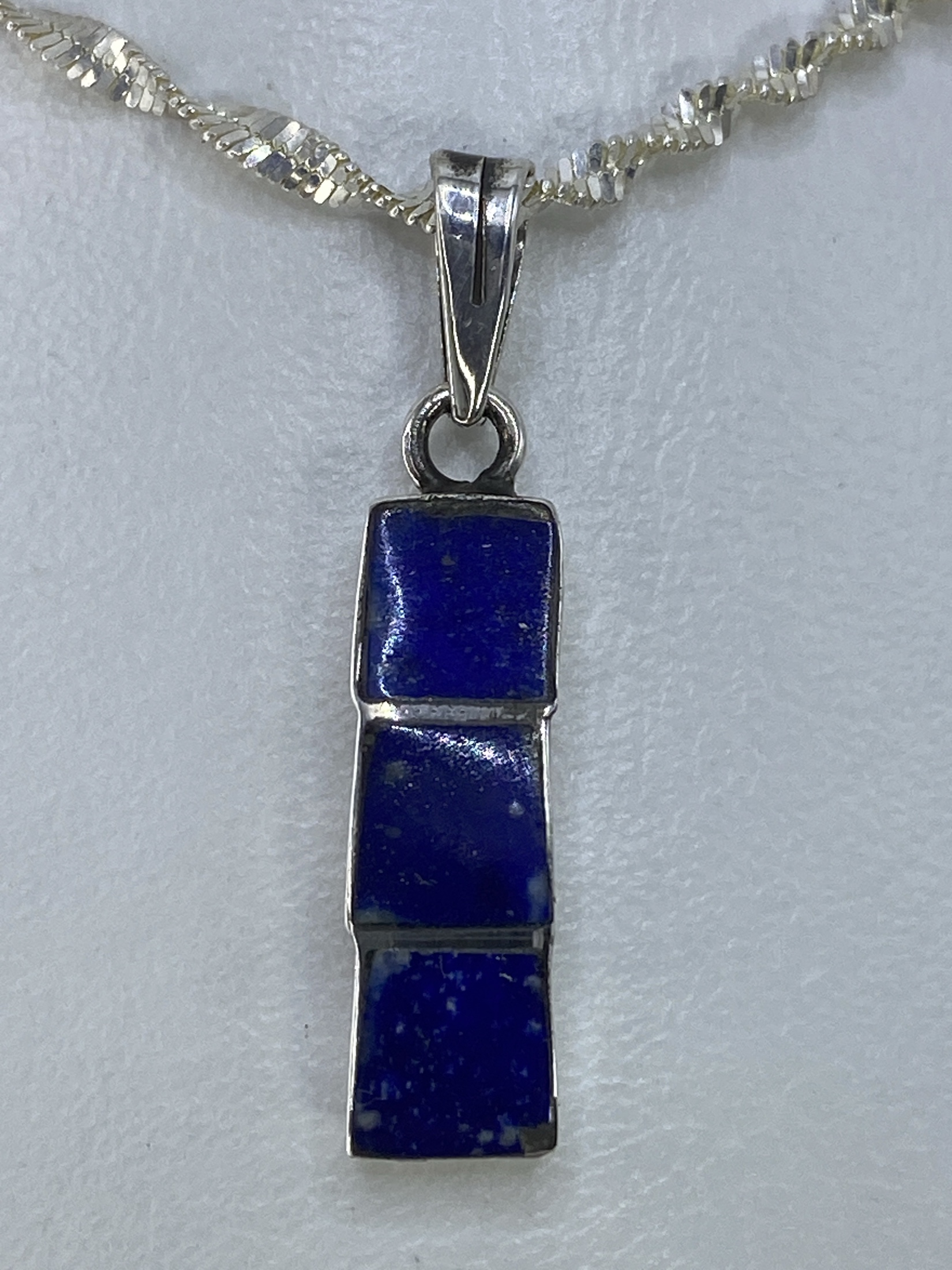 Dije de Plata con Piedra Azul — Taxco 925