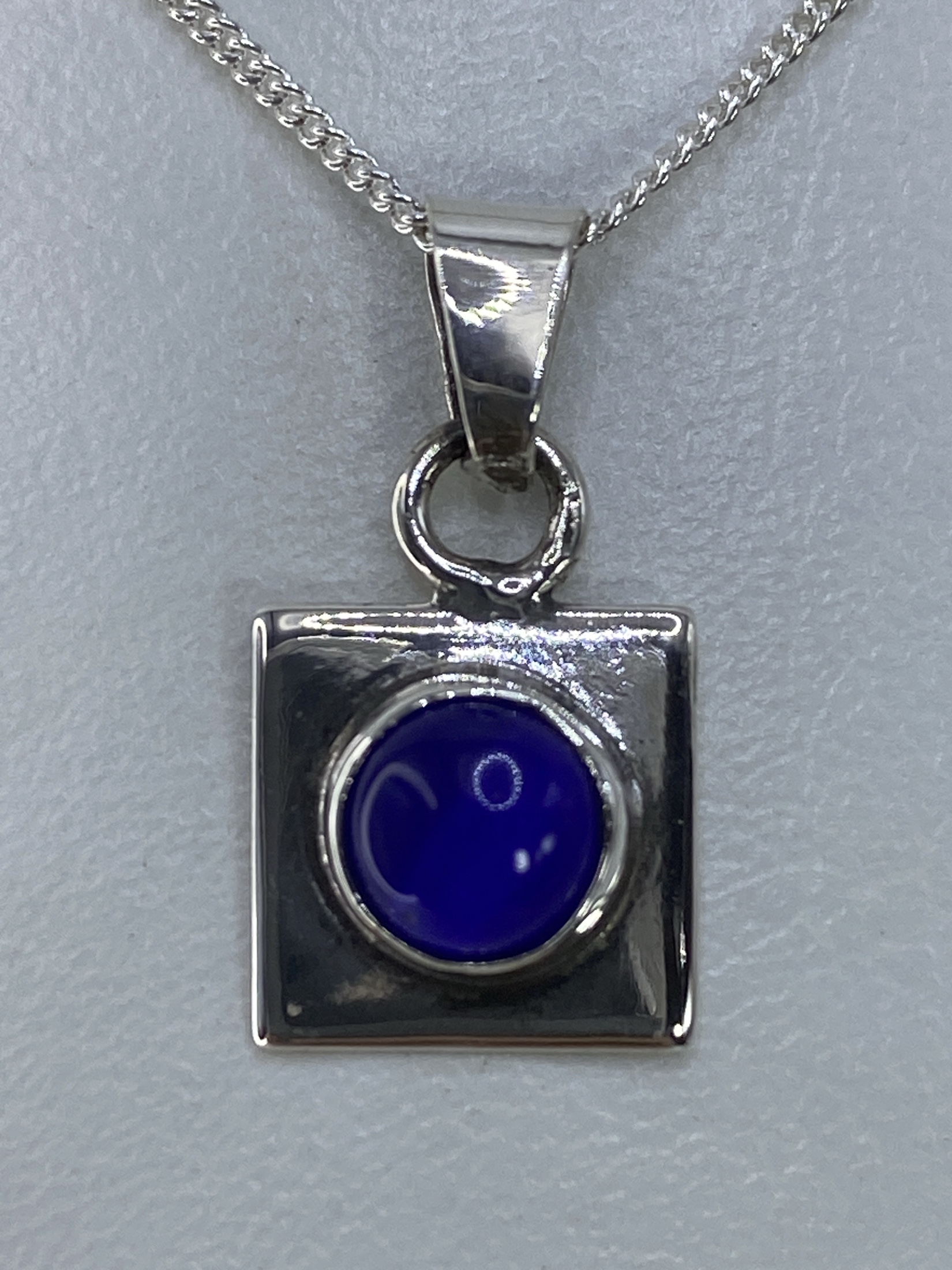 Dije de Plata con Piedra Azul — Taxco 925