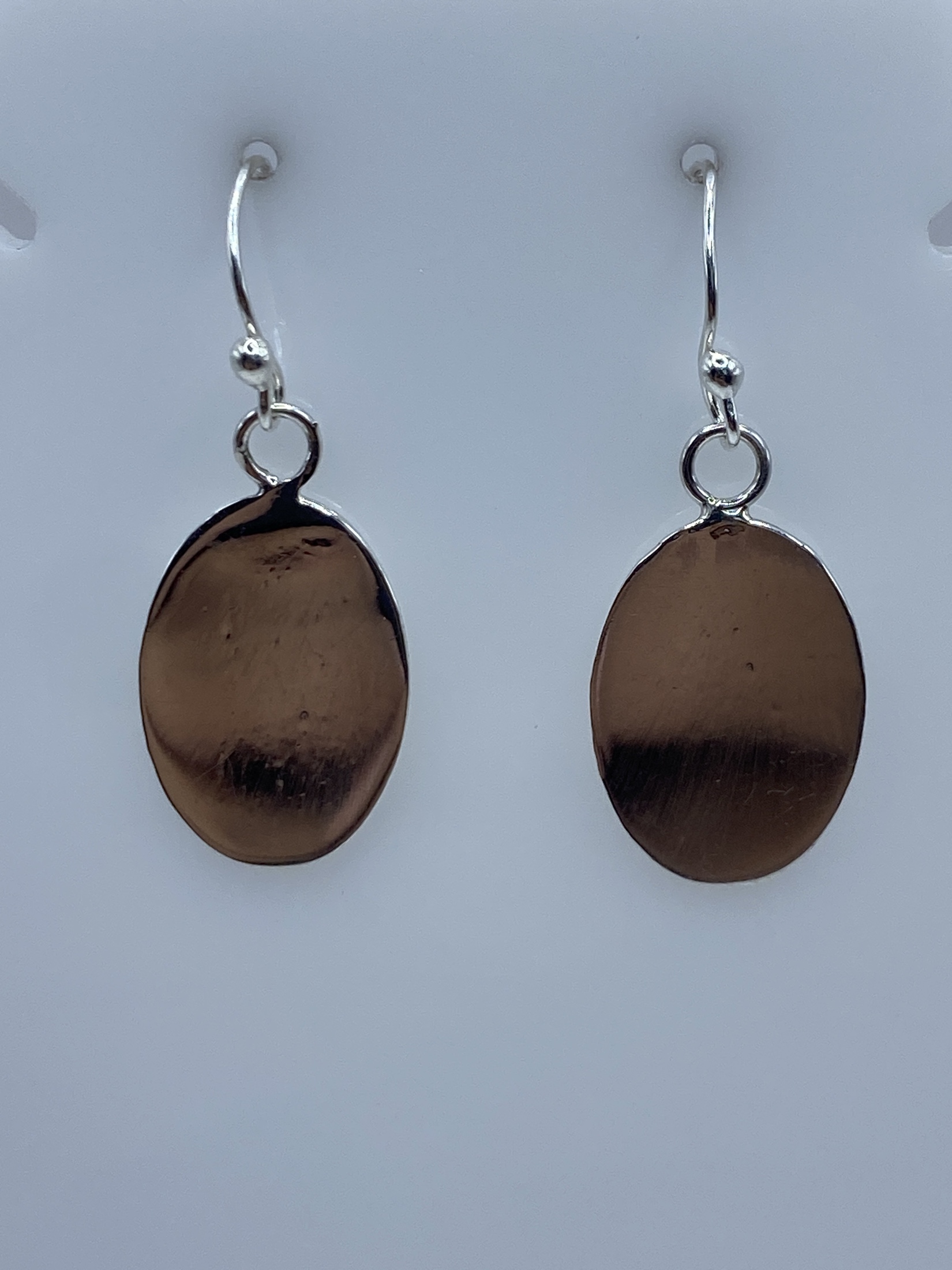 Aretes de Plata Ovalados Texturizados — Taxco 925