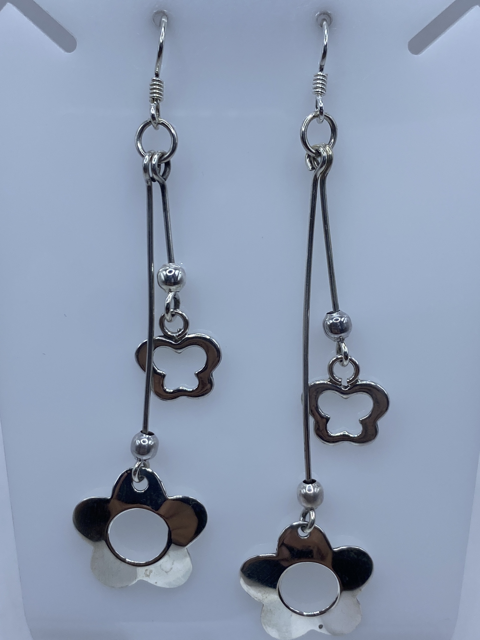 Aretes de Plata Calado Floral — Taxco 925