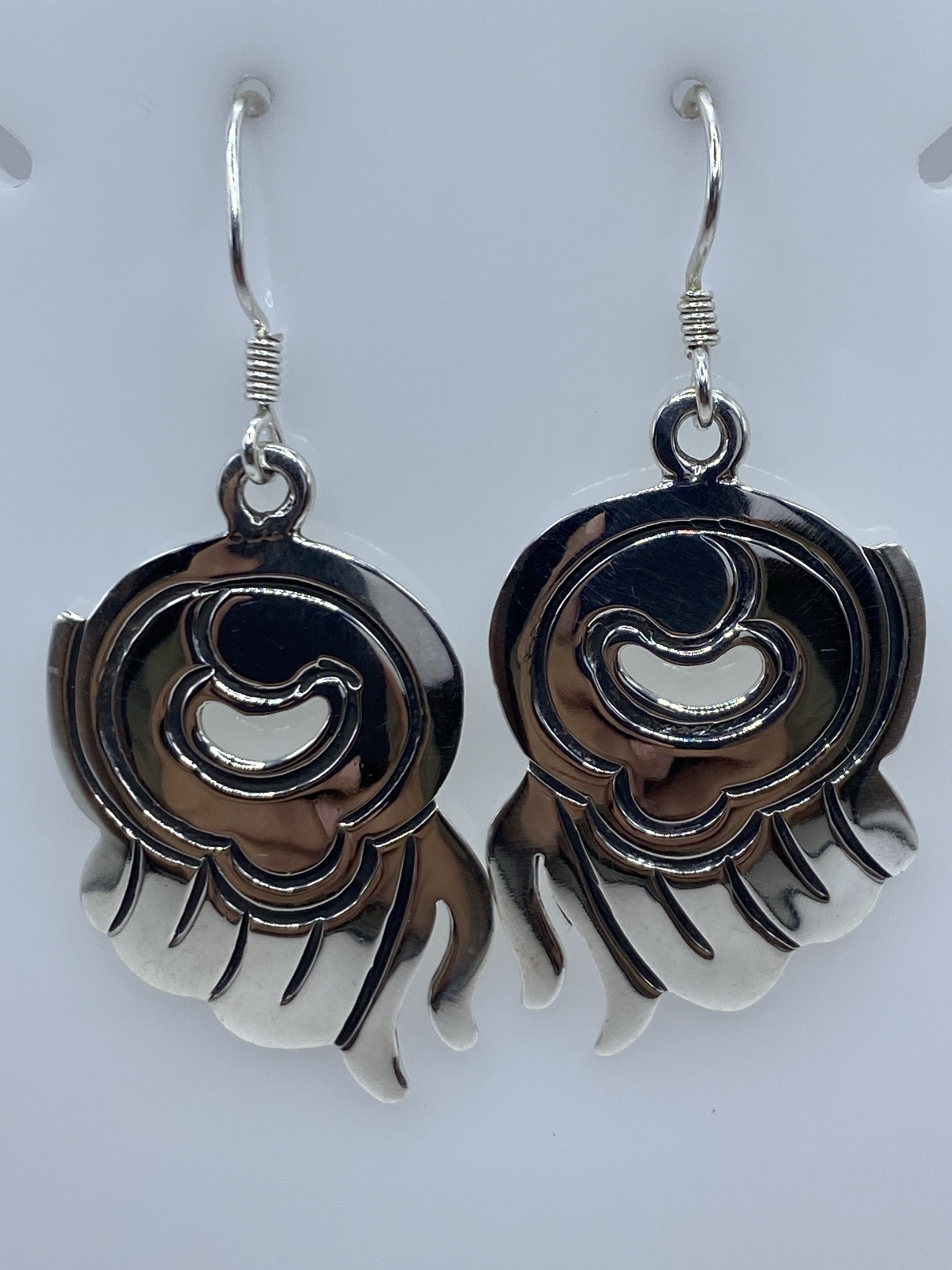 Aretes de Plata Floral Volumétrico — Taxco 925