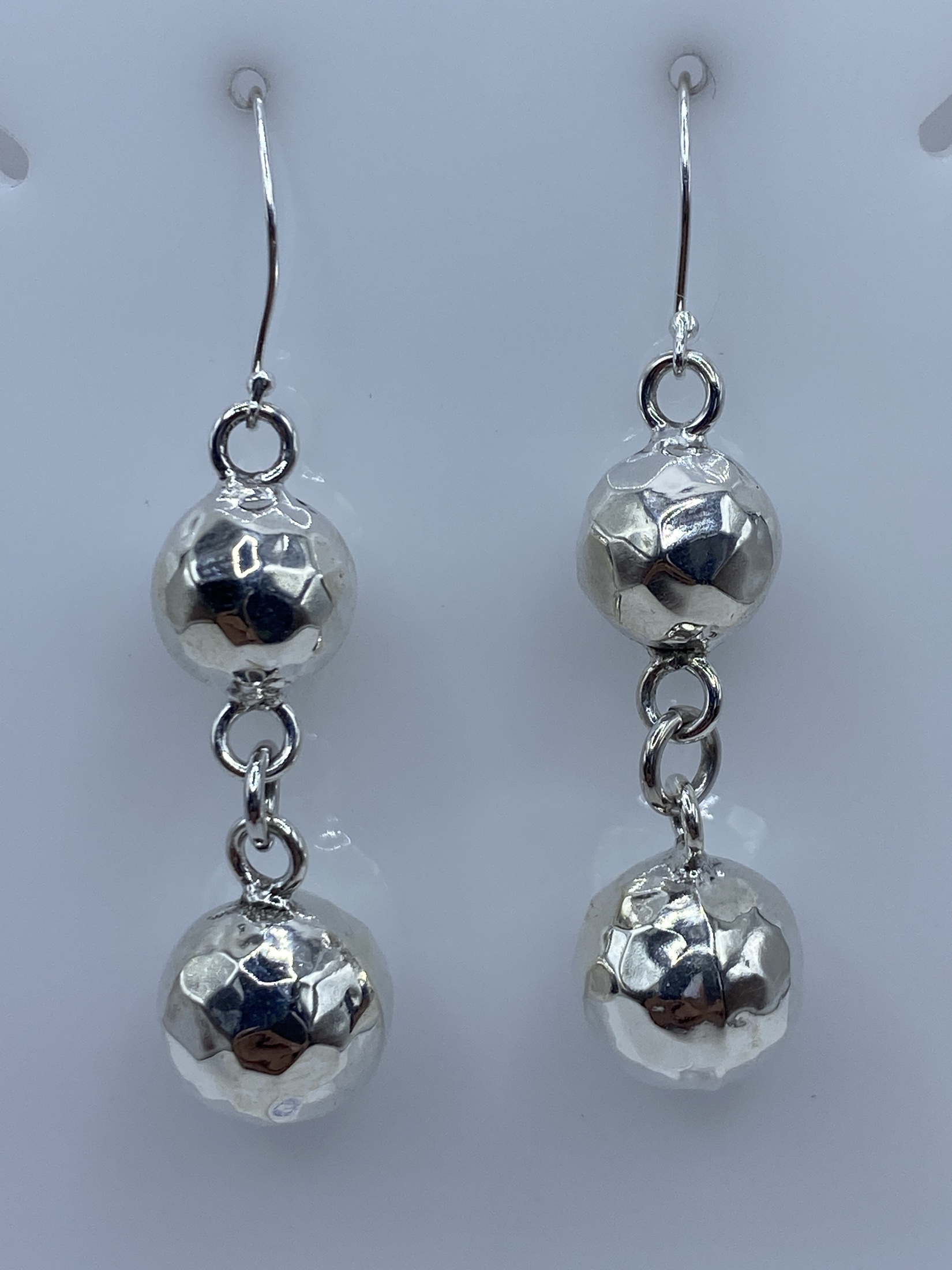 Aretes de Plata Esferas Facetadas — Taxco 925