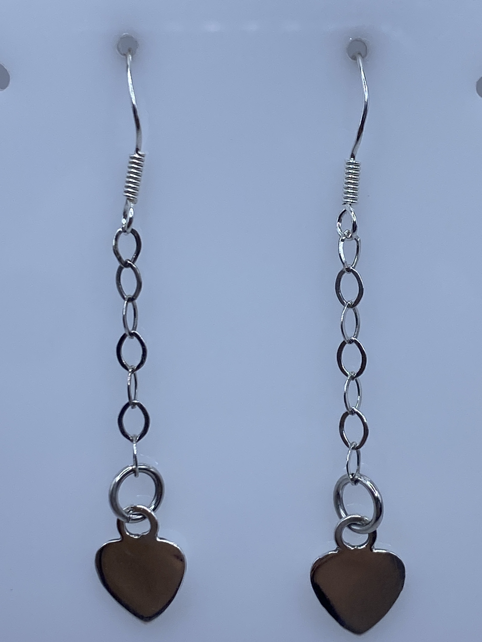 Aretes de Plata Corazón Engaste a Mano — Taxco 925