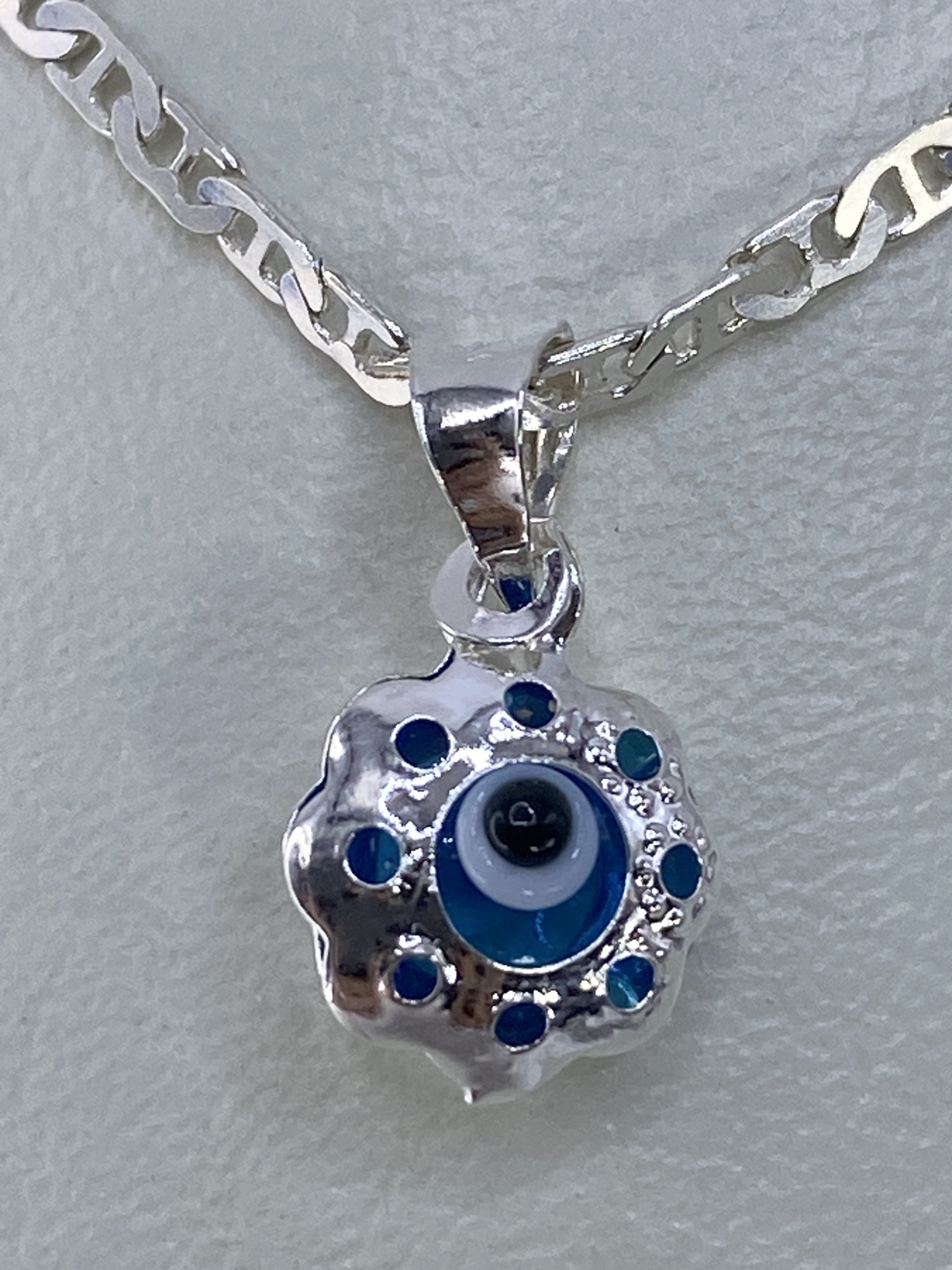 Dije Ojo Turco de Plata 925 — Taxco