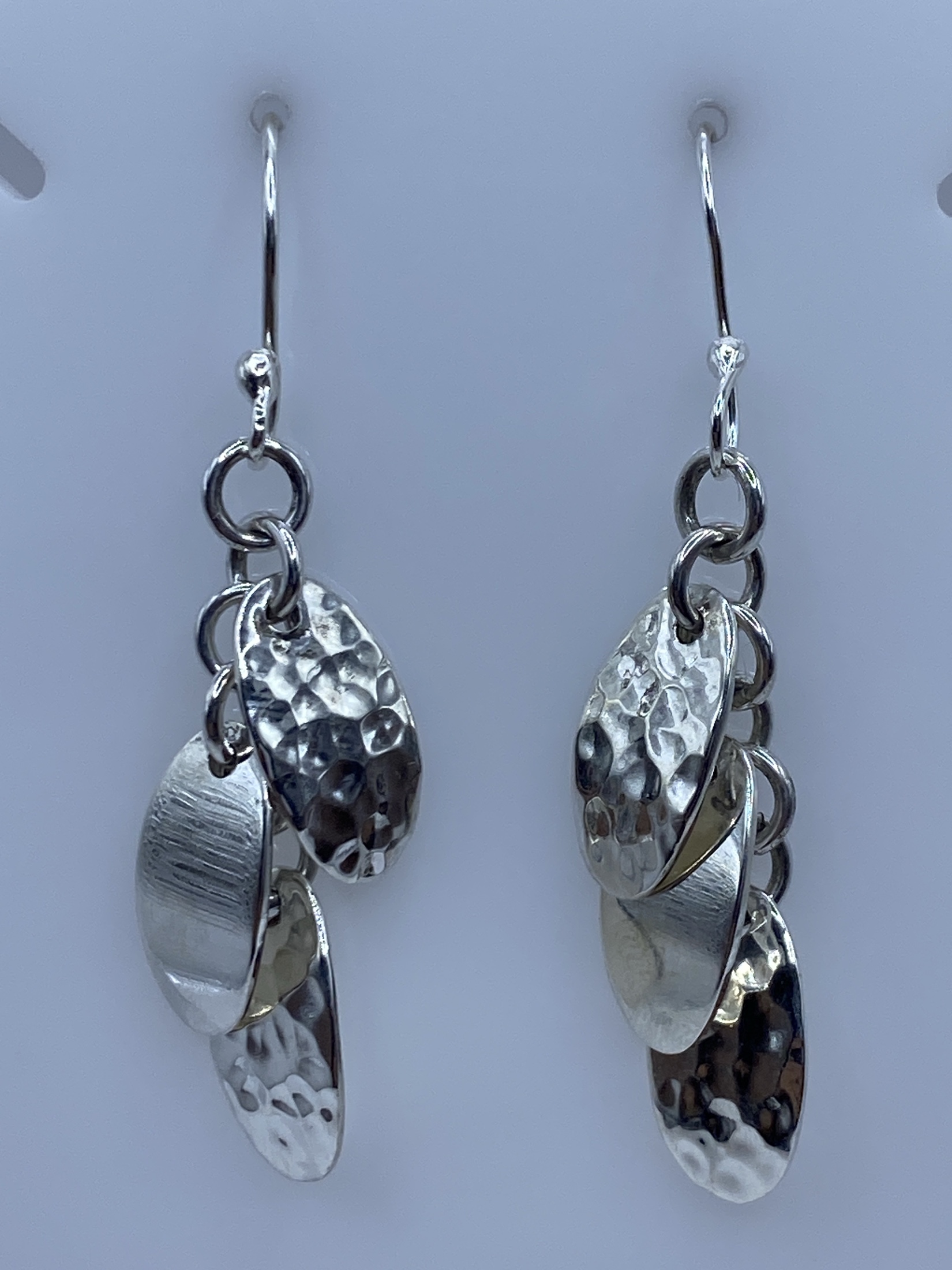 Aretes de Plata Combinada Eslabonados — Taxco 925