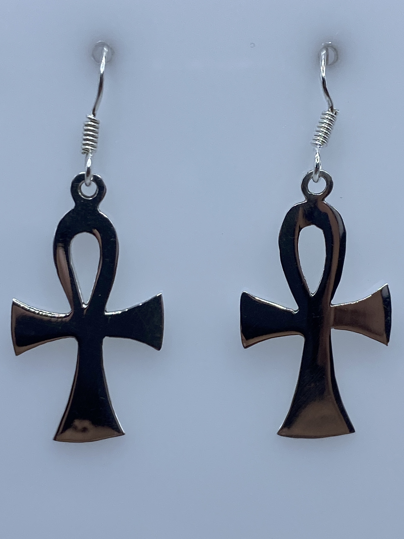 Aretes Ankh Plata Calado — Taxco 925