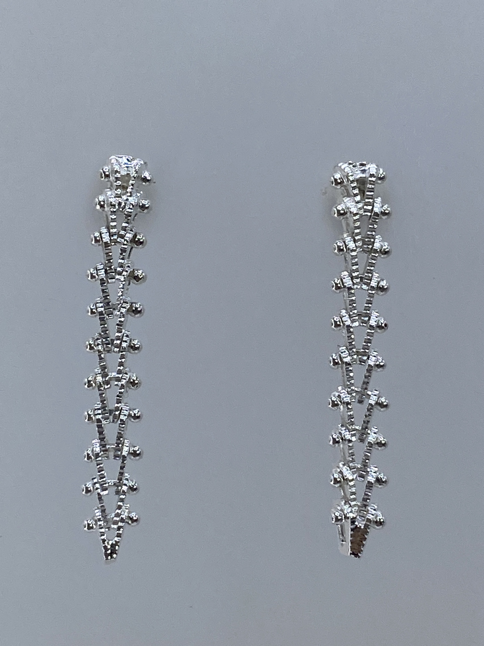 Aretes de Plata Minimalistas Alargados — Taxco 925