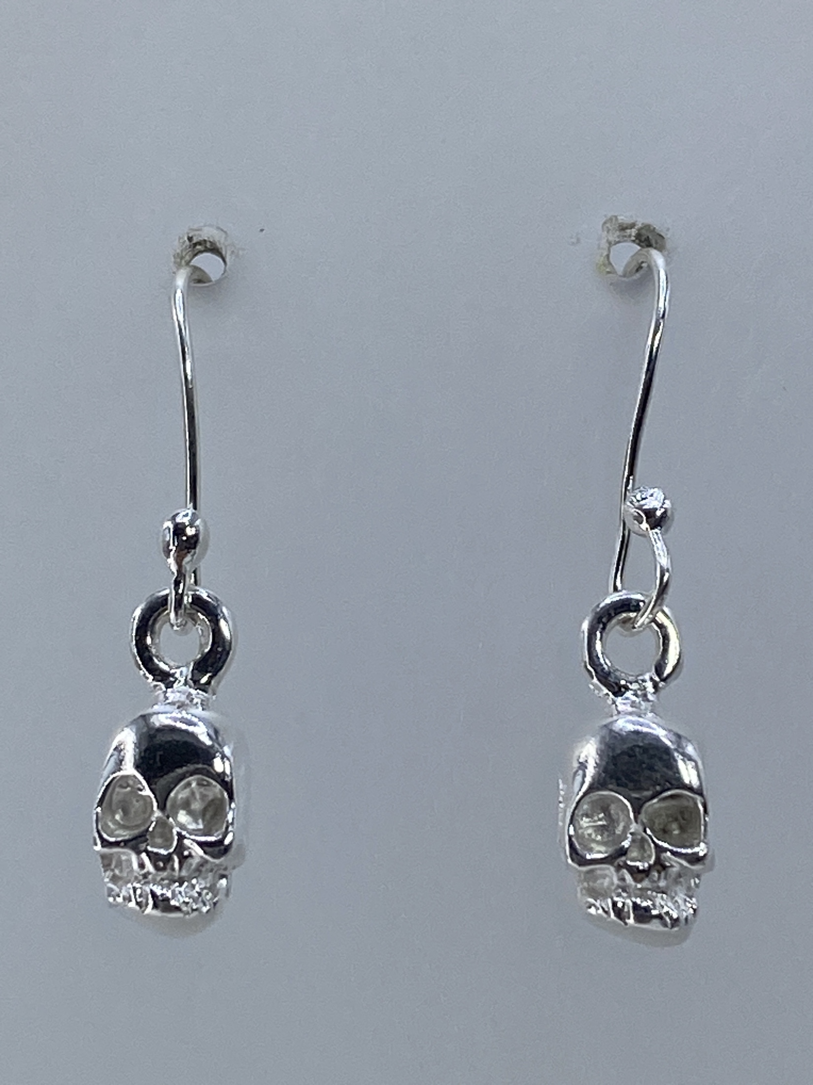 Aretes Calavera de Plata Repujada — Taxco 925