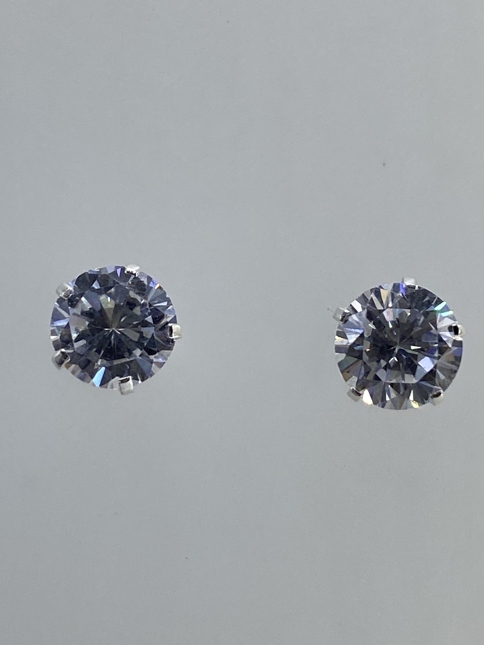 Aretes de Plata con Circonia Multicolor — Taxco 925