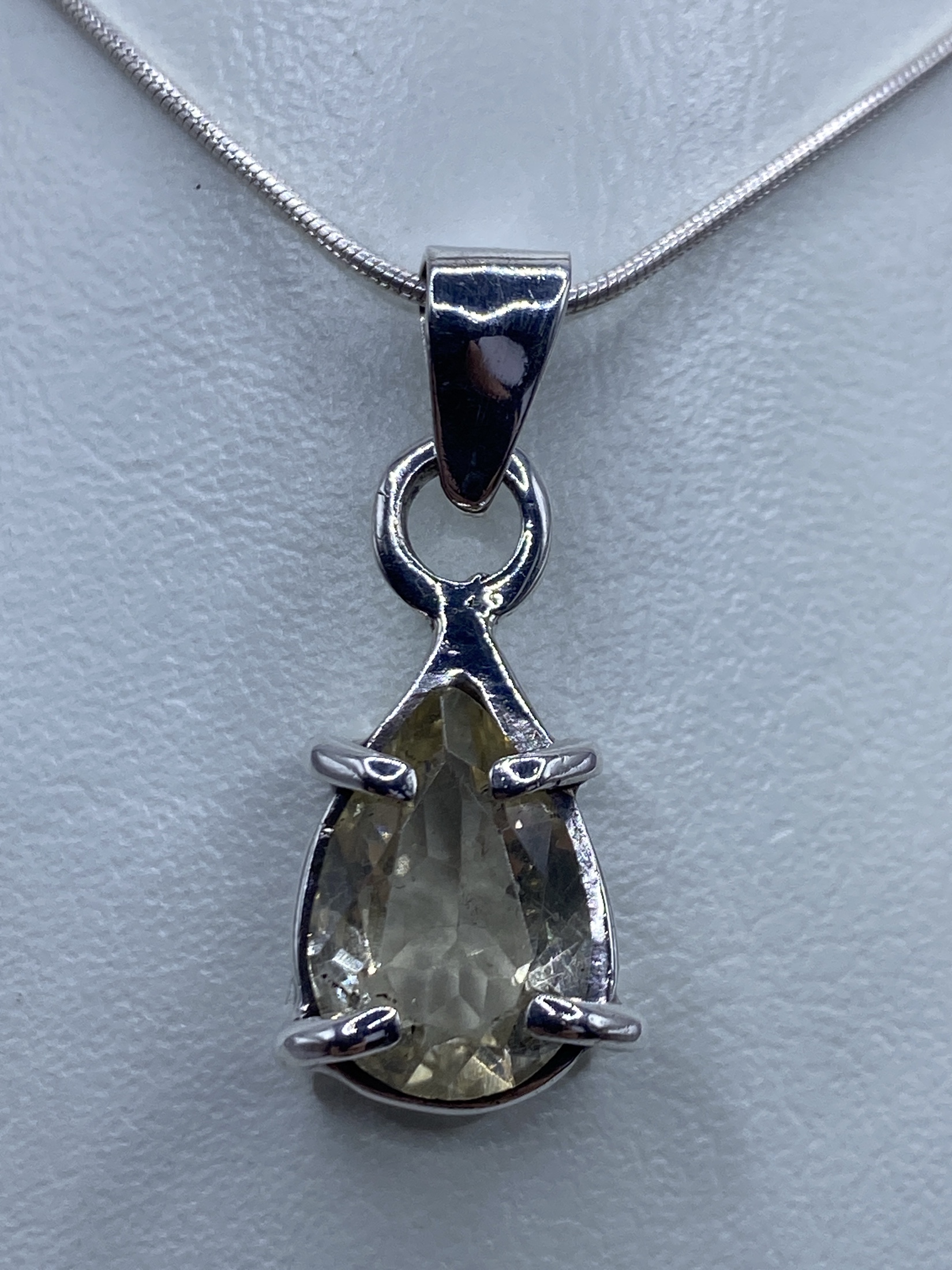 Dije Gota Plata 925 con Circonia — Taxco